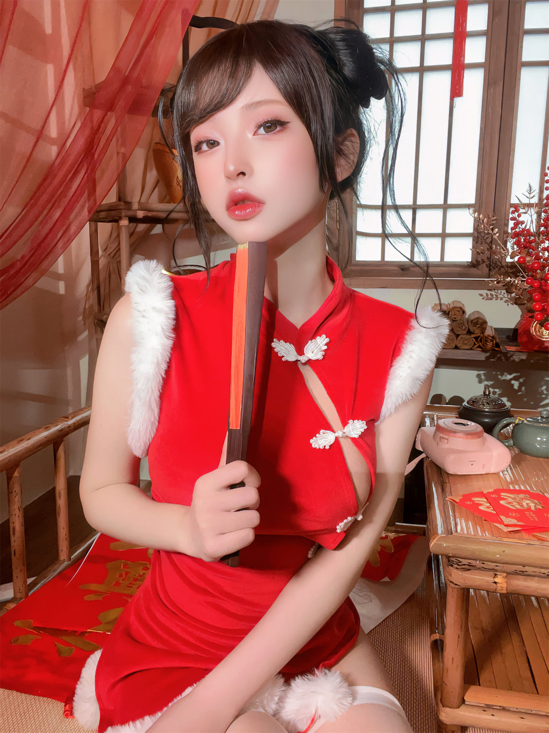 尤物清水由乃 - 2023新年旗袍