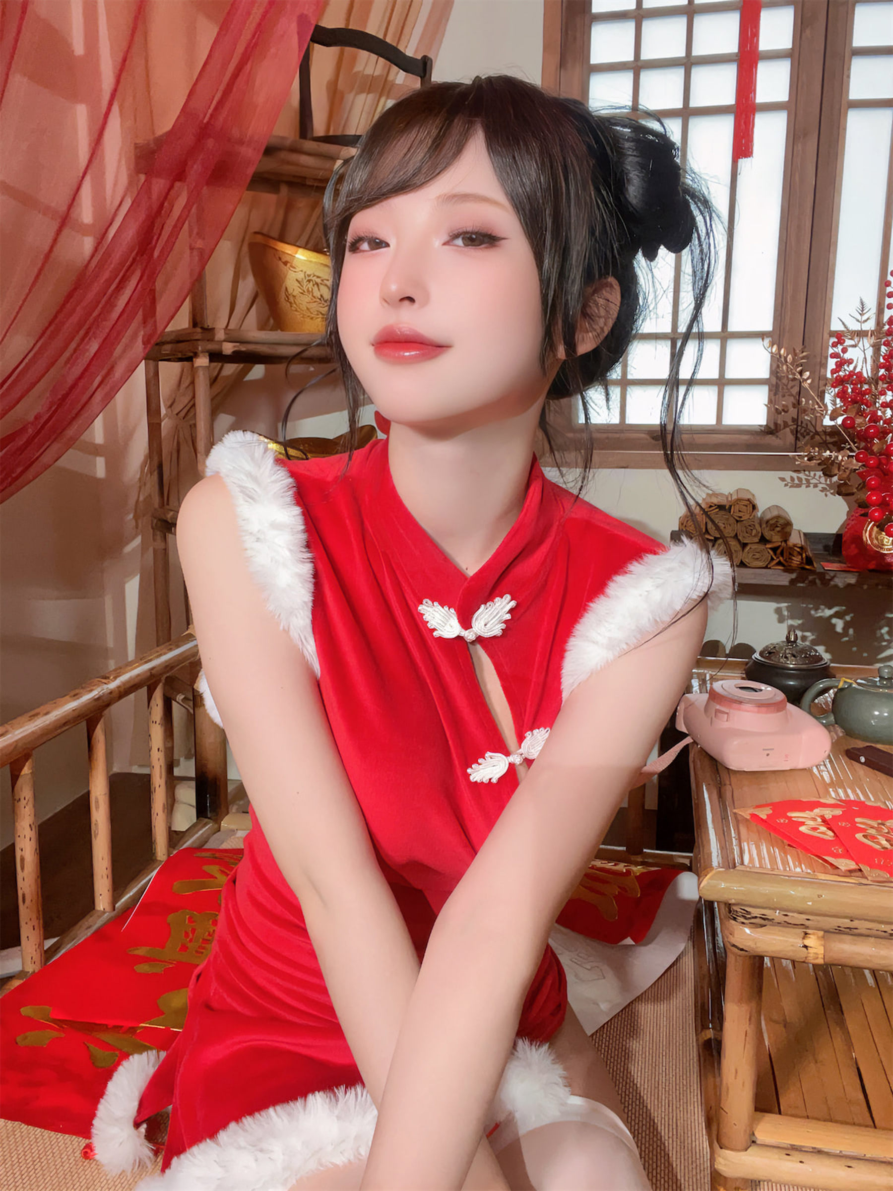 尤物清水由乃 - 2023新年旗袍