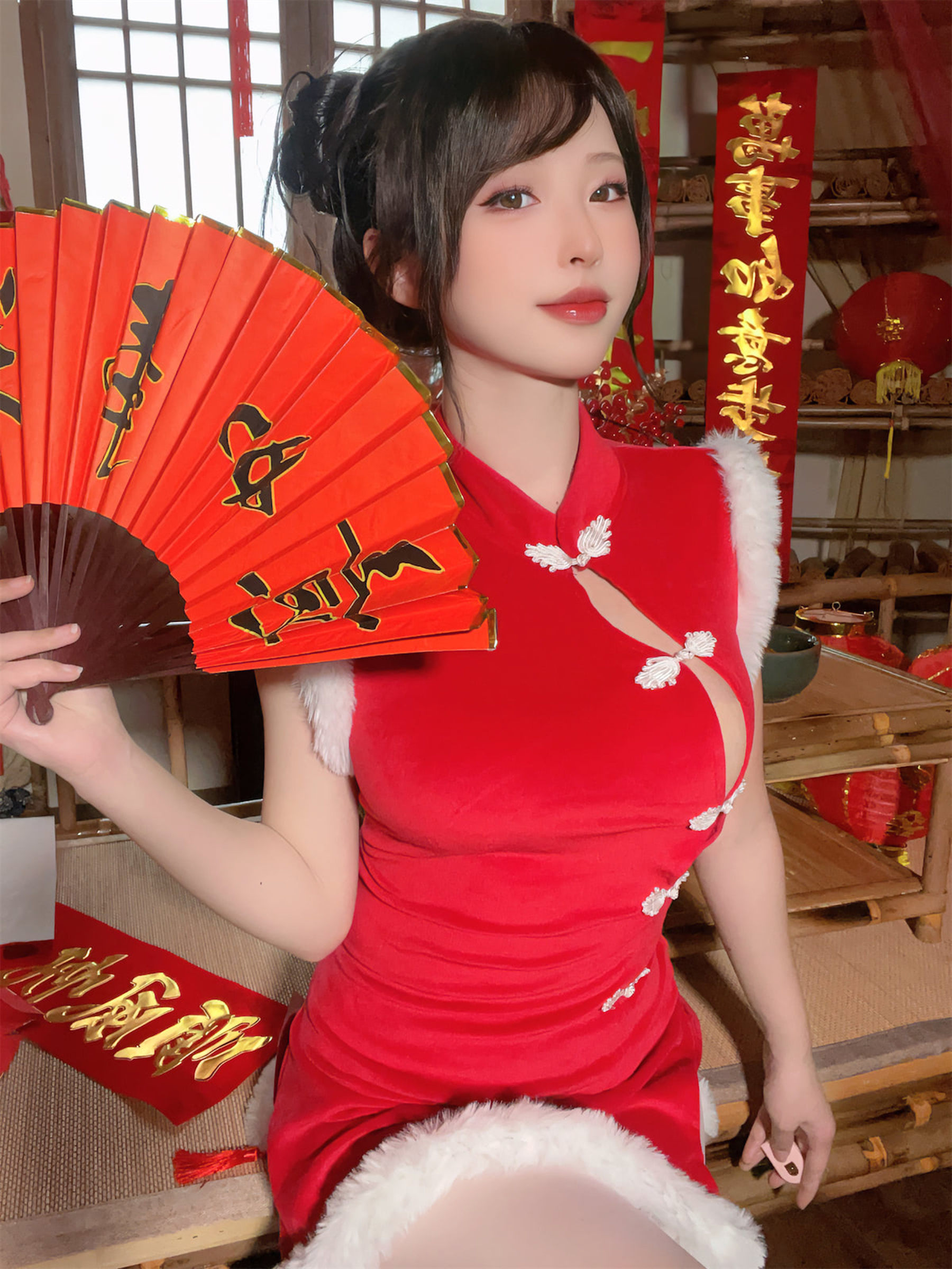 尤物清水由乃 - 2023新年旗袍