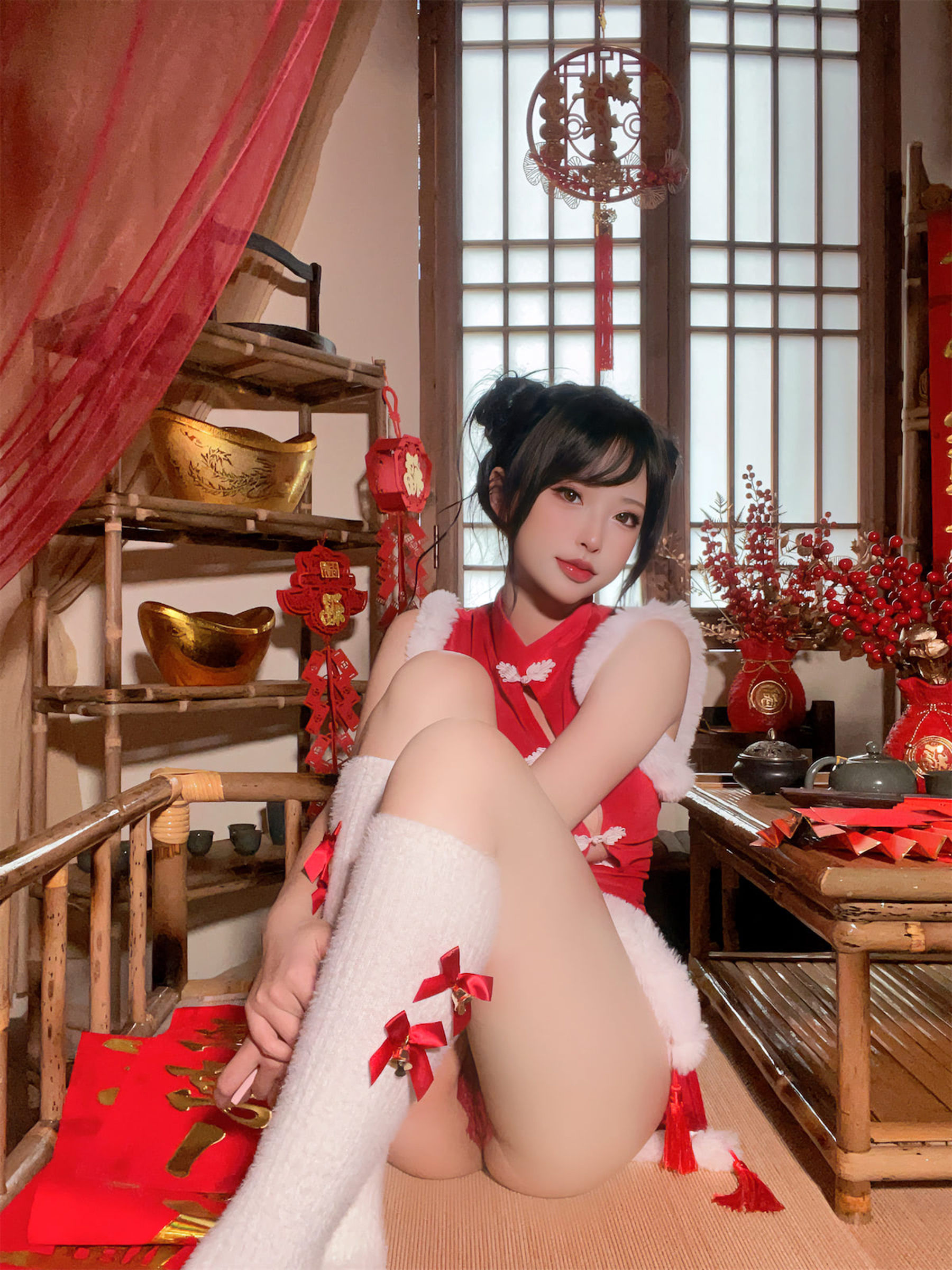 尤物清水由乃 - 2023新年旗袍