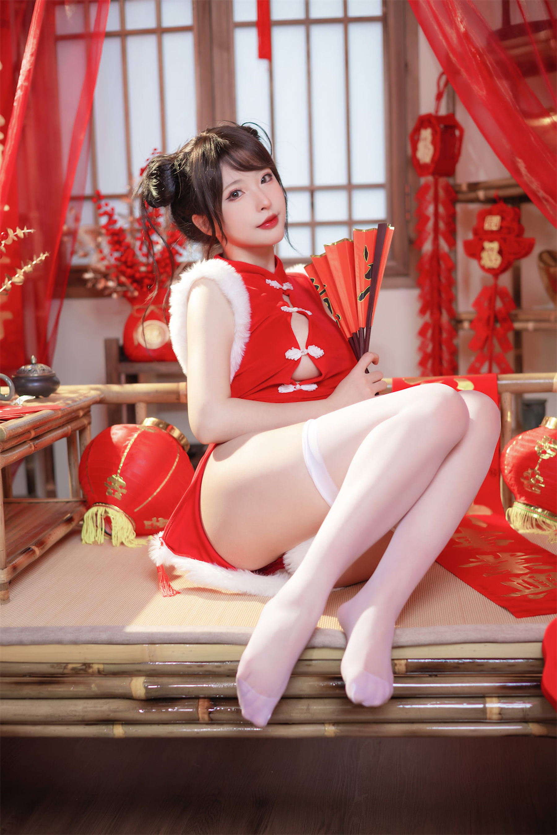 尤物清水由乃 - 2023新年旗袍