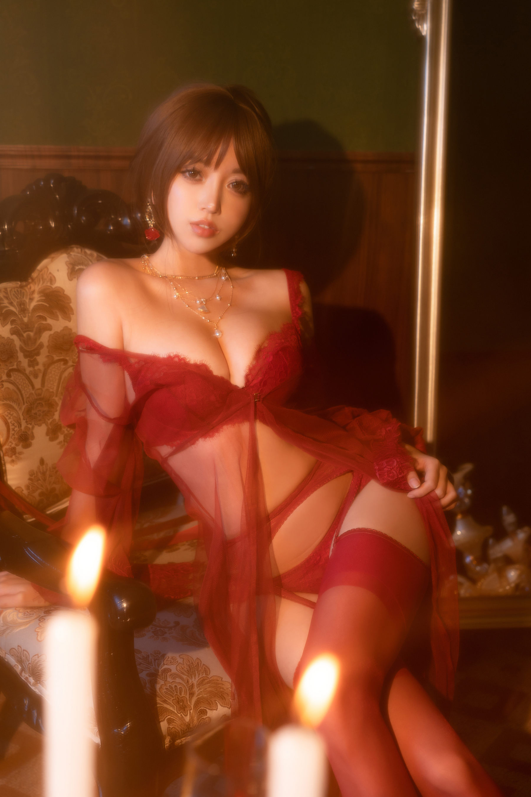 斗鱼米线线sama写真 - 温柔小妈