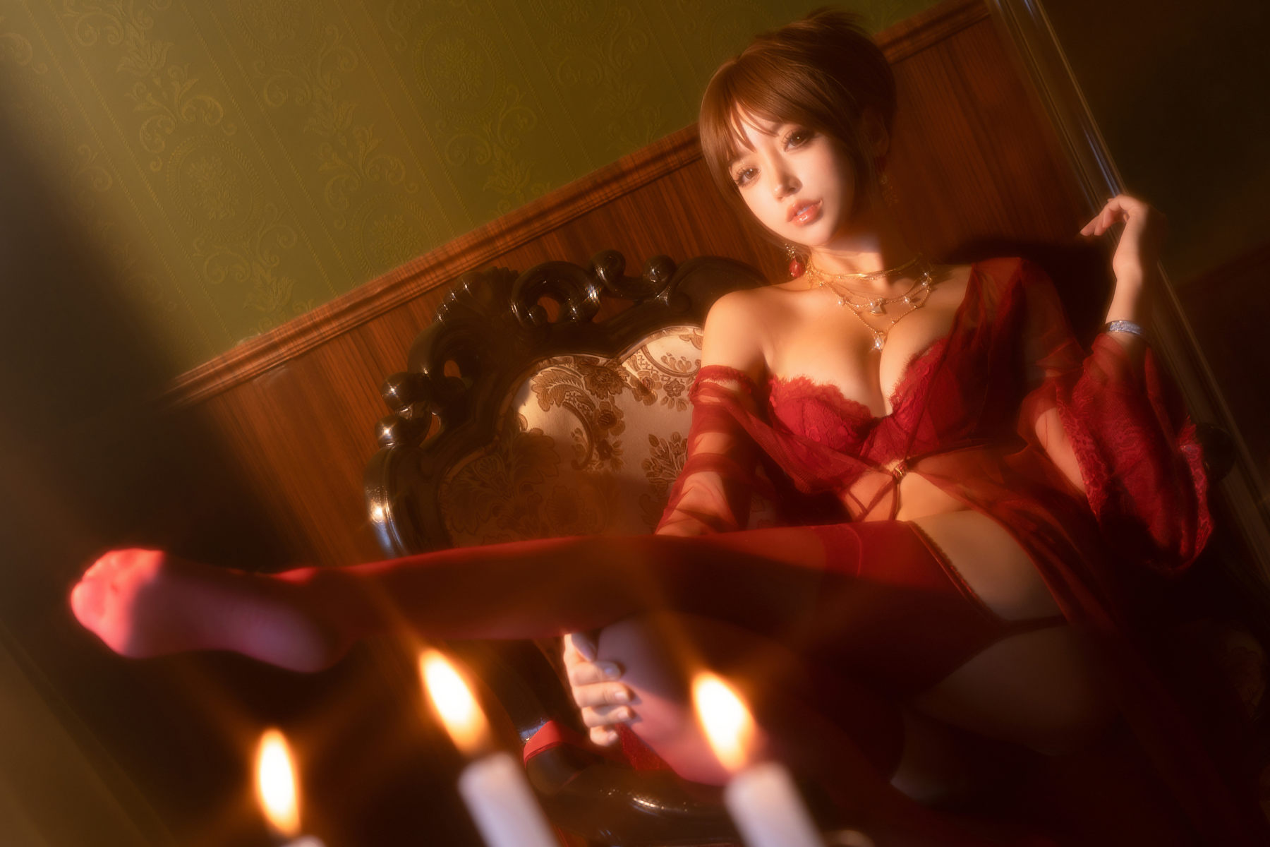 斗鱼米线线sama写真 - 温柔小妈