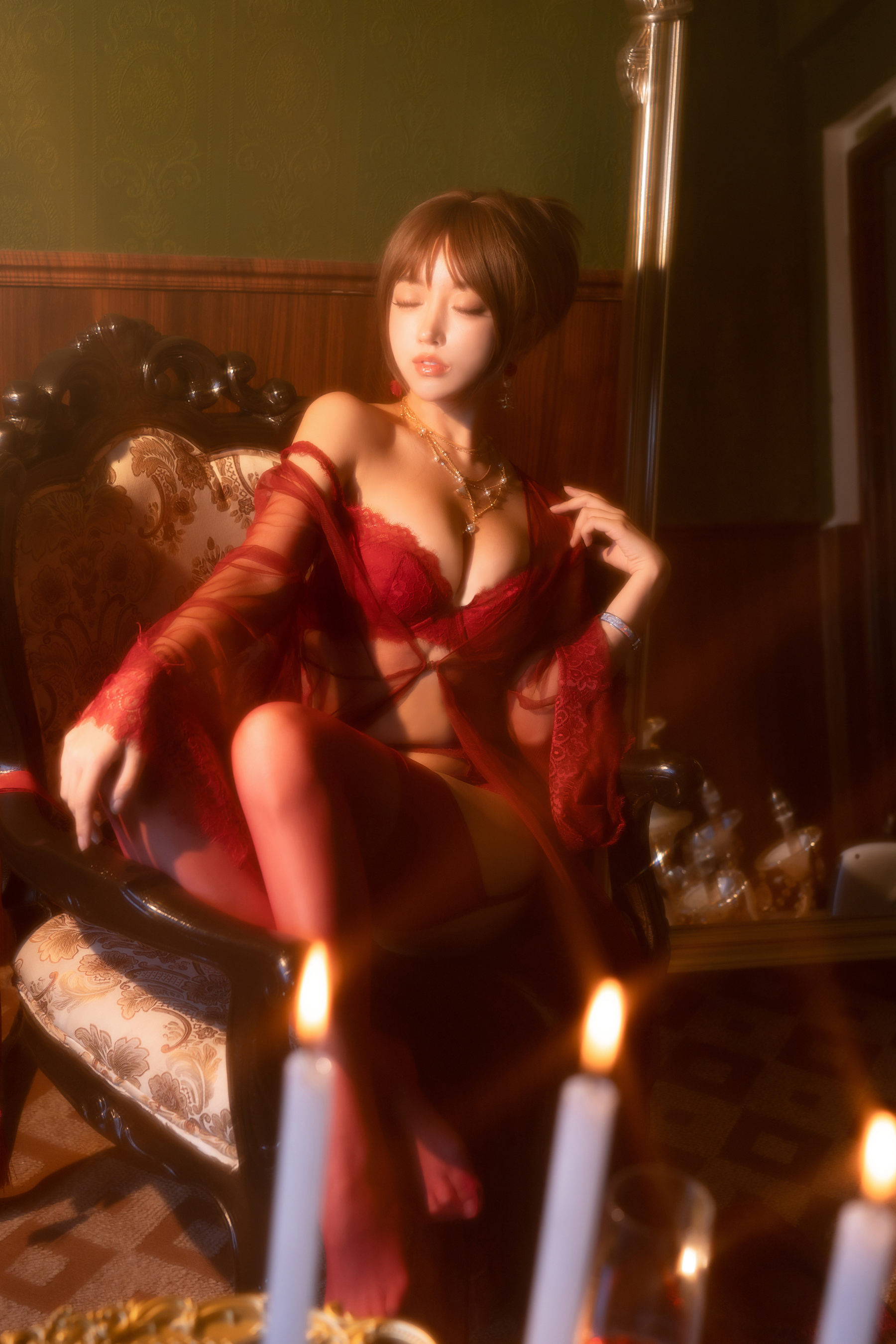 斗鱼米线线sama写真 - 温柔小妈