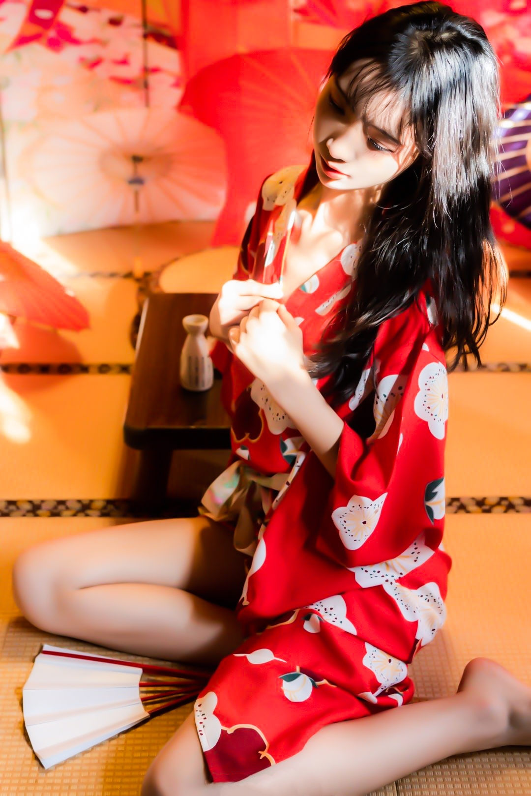 清纯妹子西瓜 - 和服