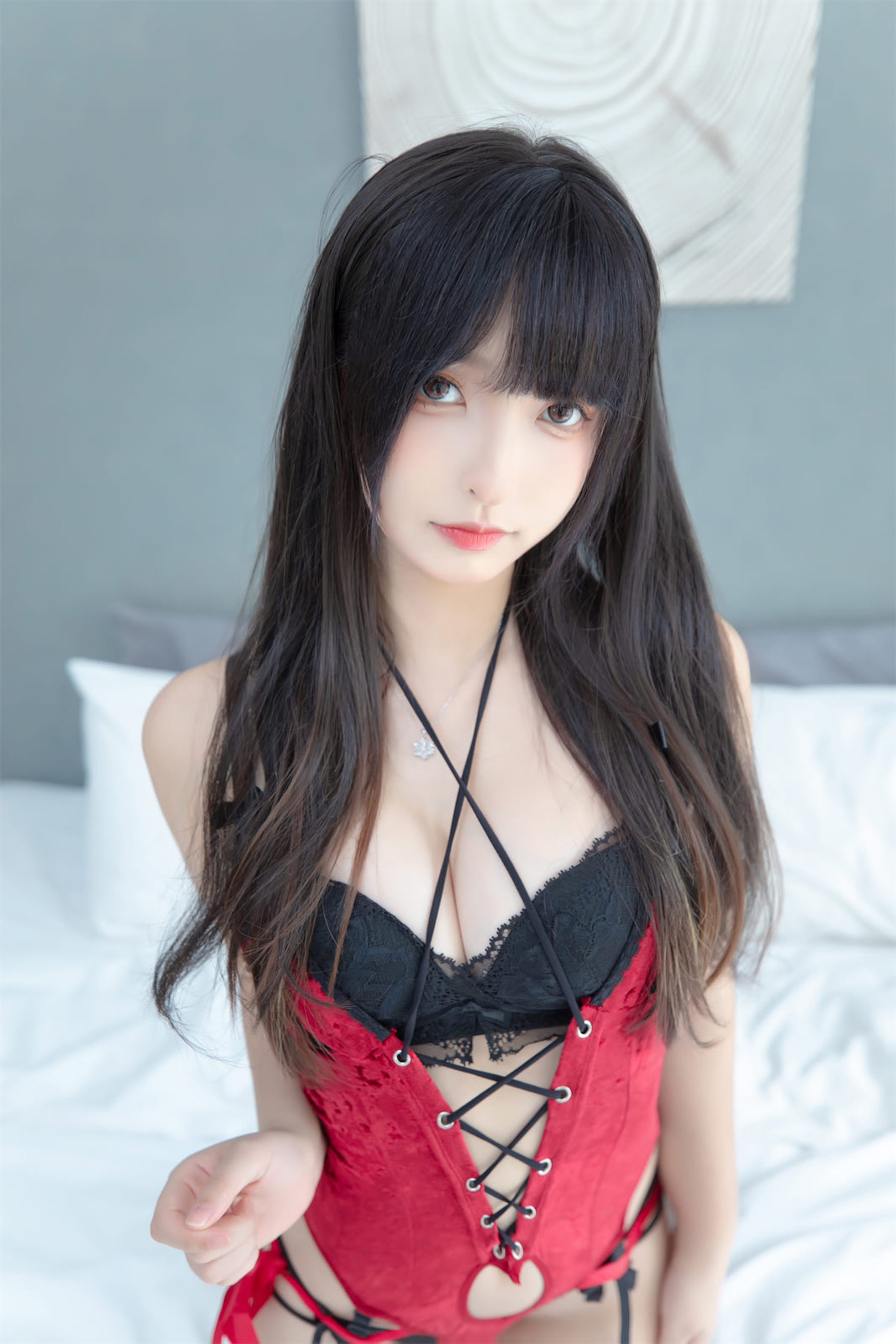 萝莉神楽板真冬之红丝绒