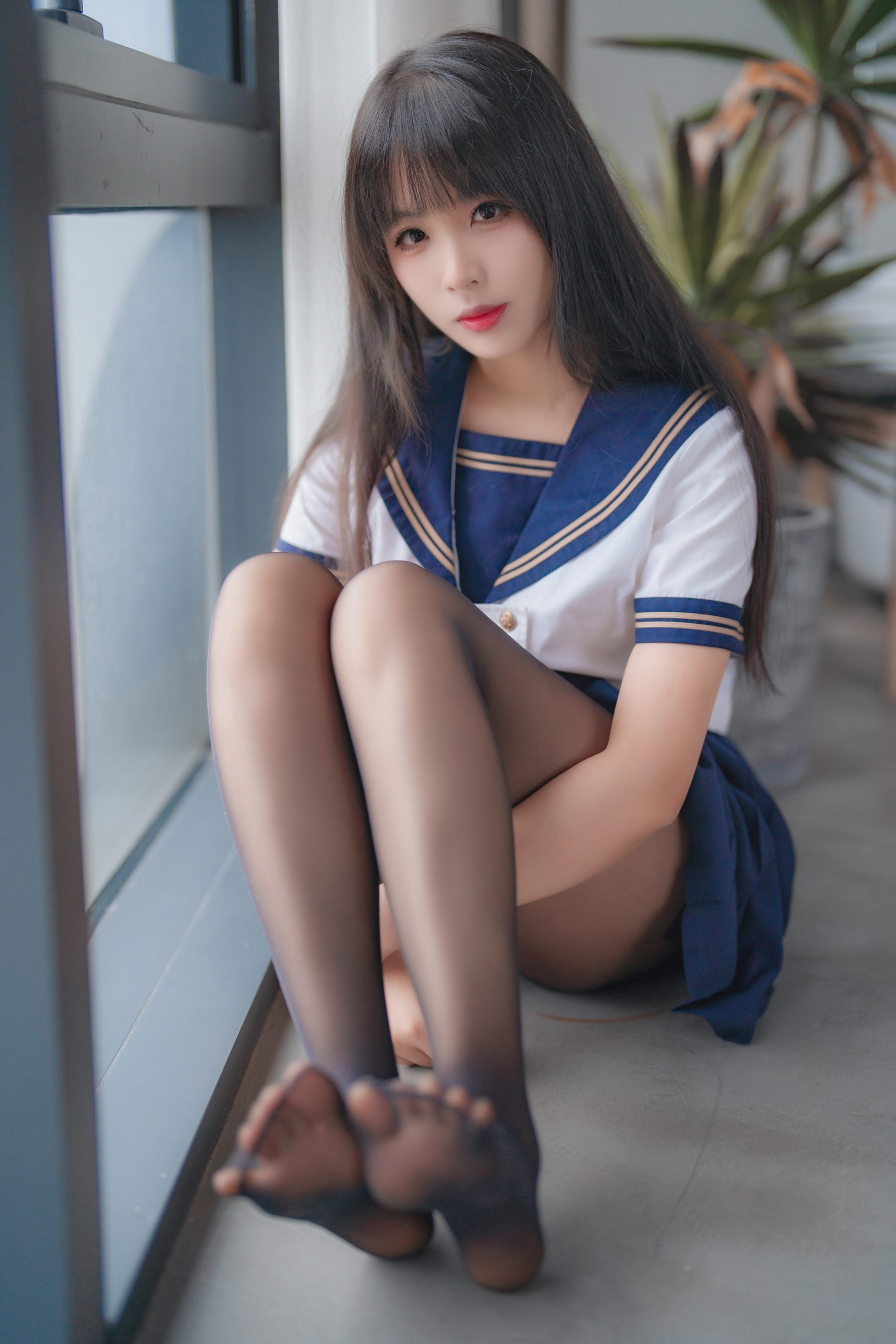轩萧学姐 - 五月舰长 黑丝JK内衣
