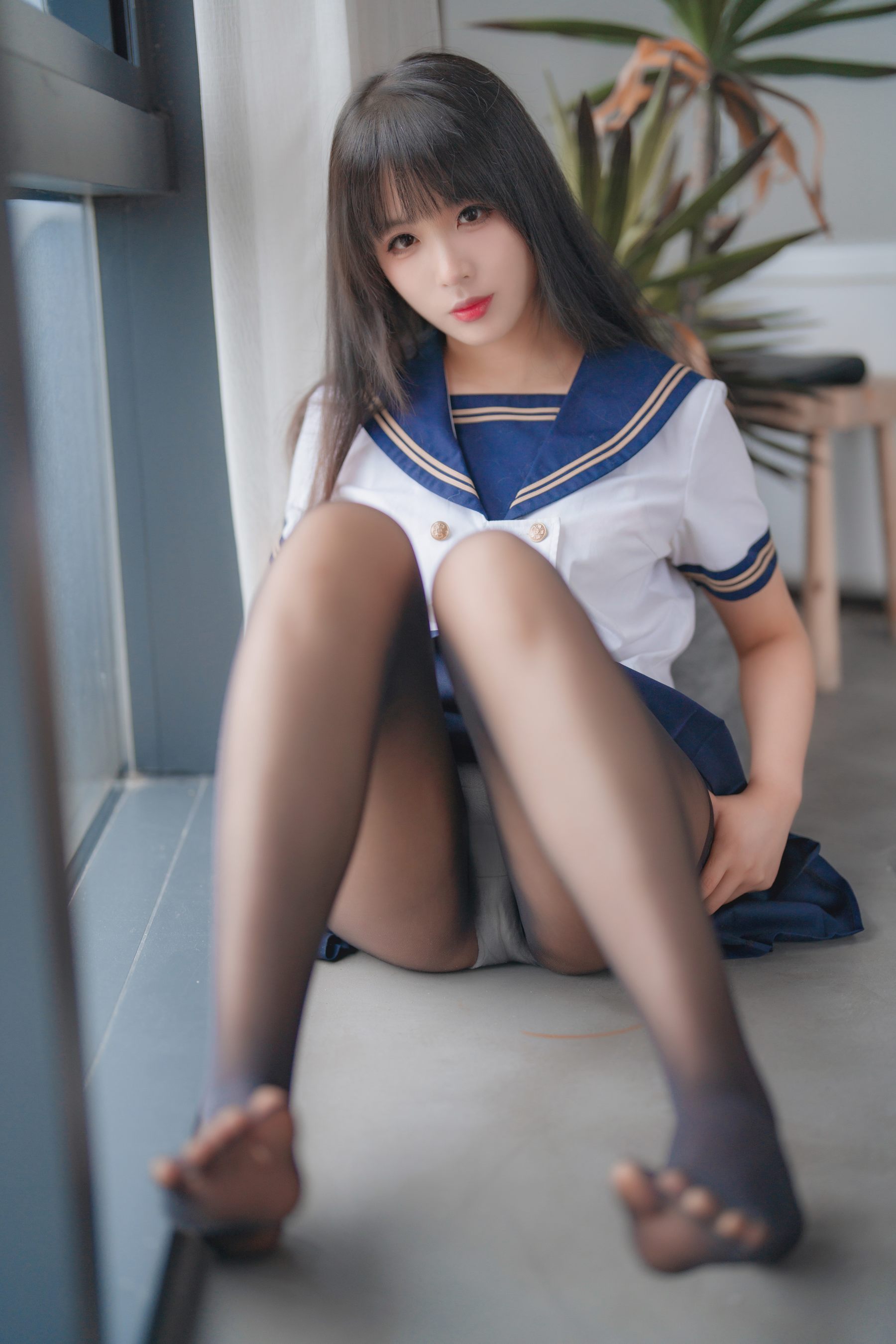 轩萧学姐 - 五月舰长 黑丝JK内衣