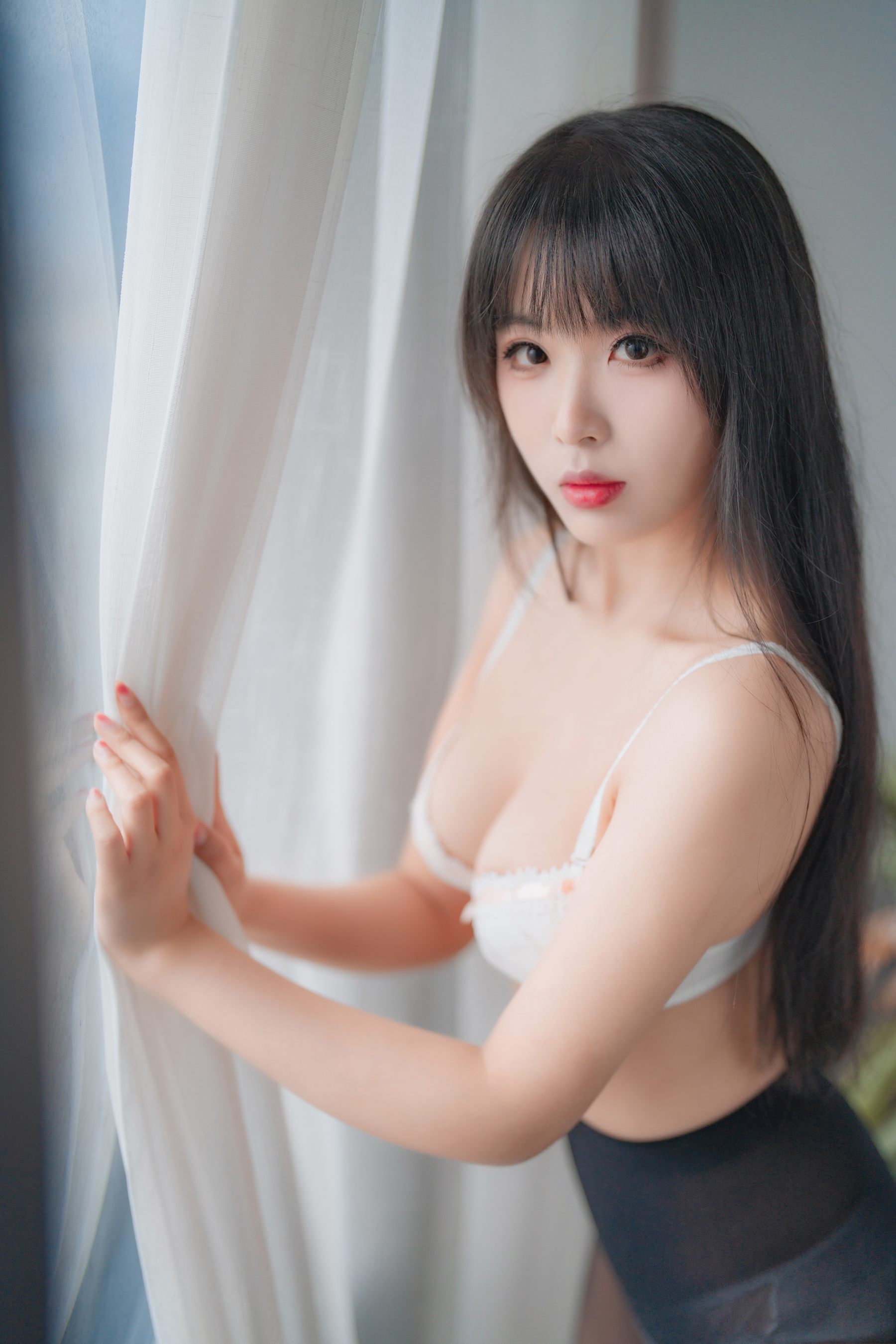 轩萧学姐 - 五月舰长 黑丝JK内衣