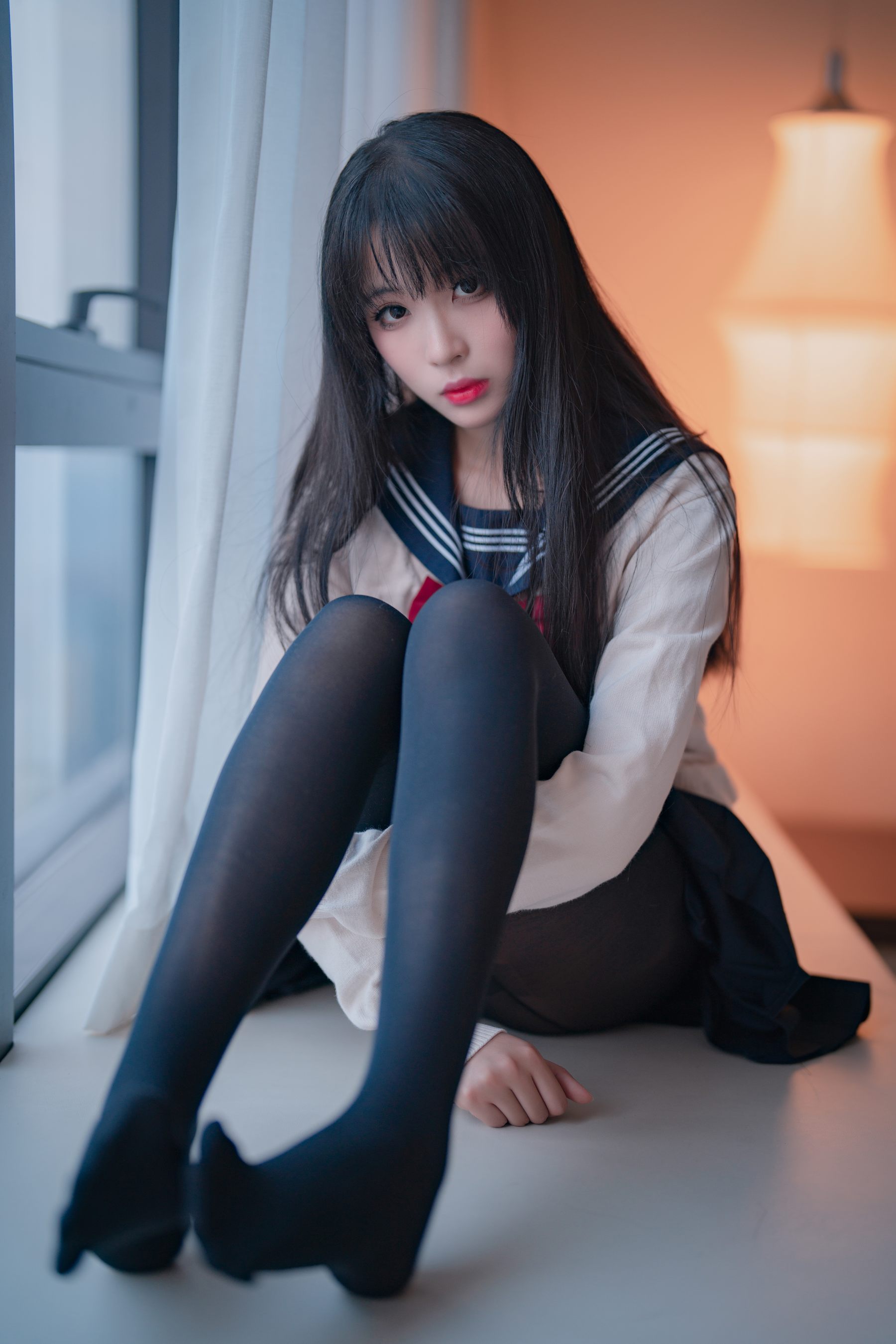 轩萧学姐 - 黑丝JK 2.0