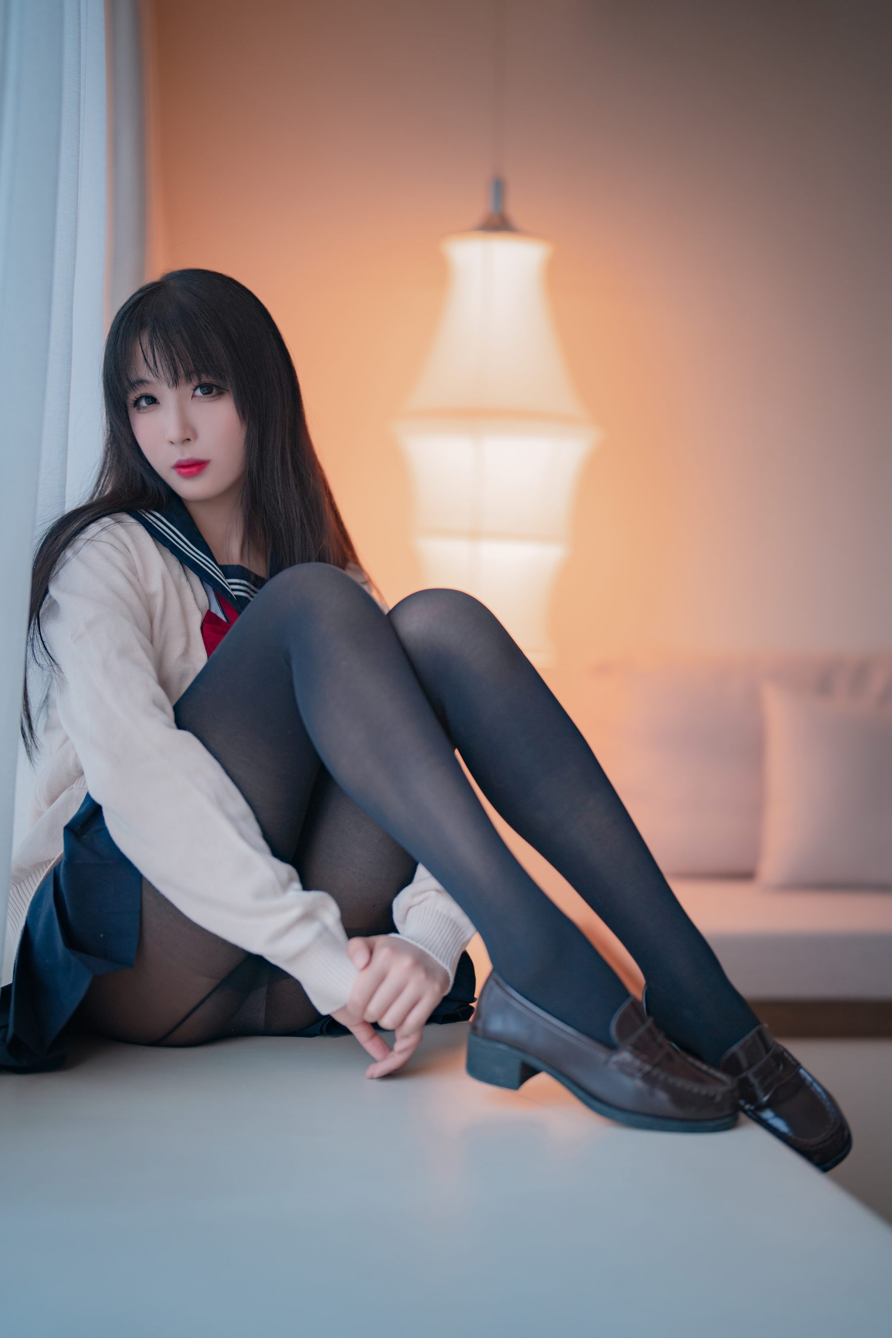 轩萧学姐 - 黑丝JK 2.0