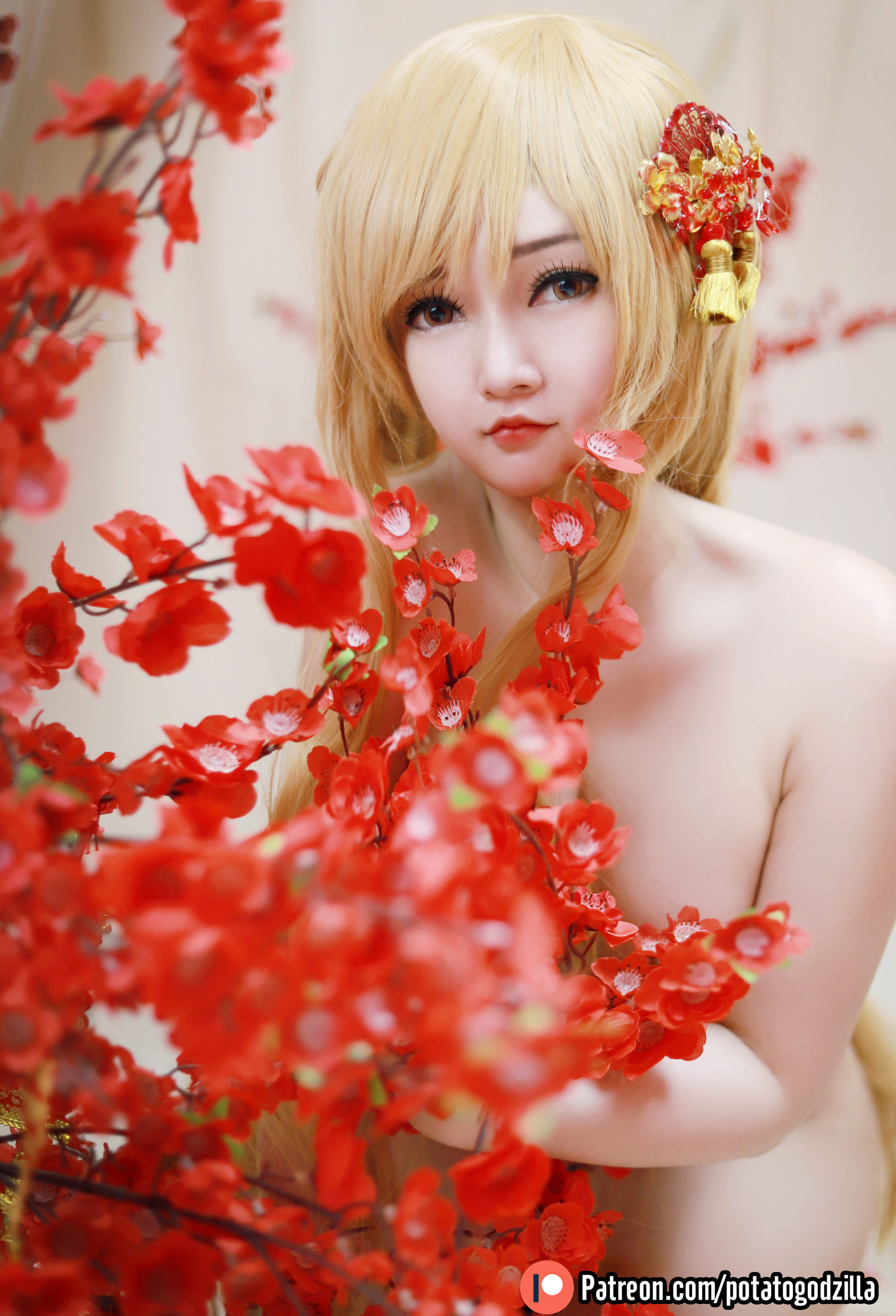 Coser小姐姐Potato Godzilla - Asuna Yuuki Qipao