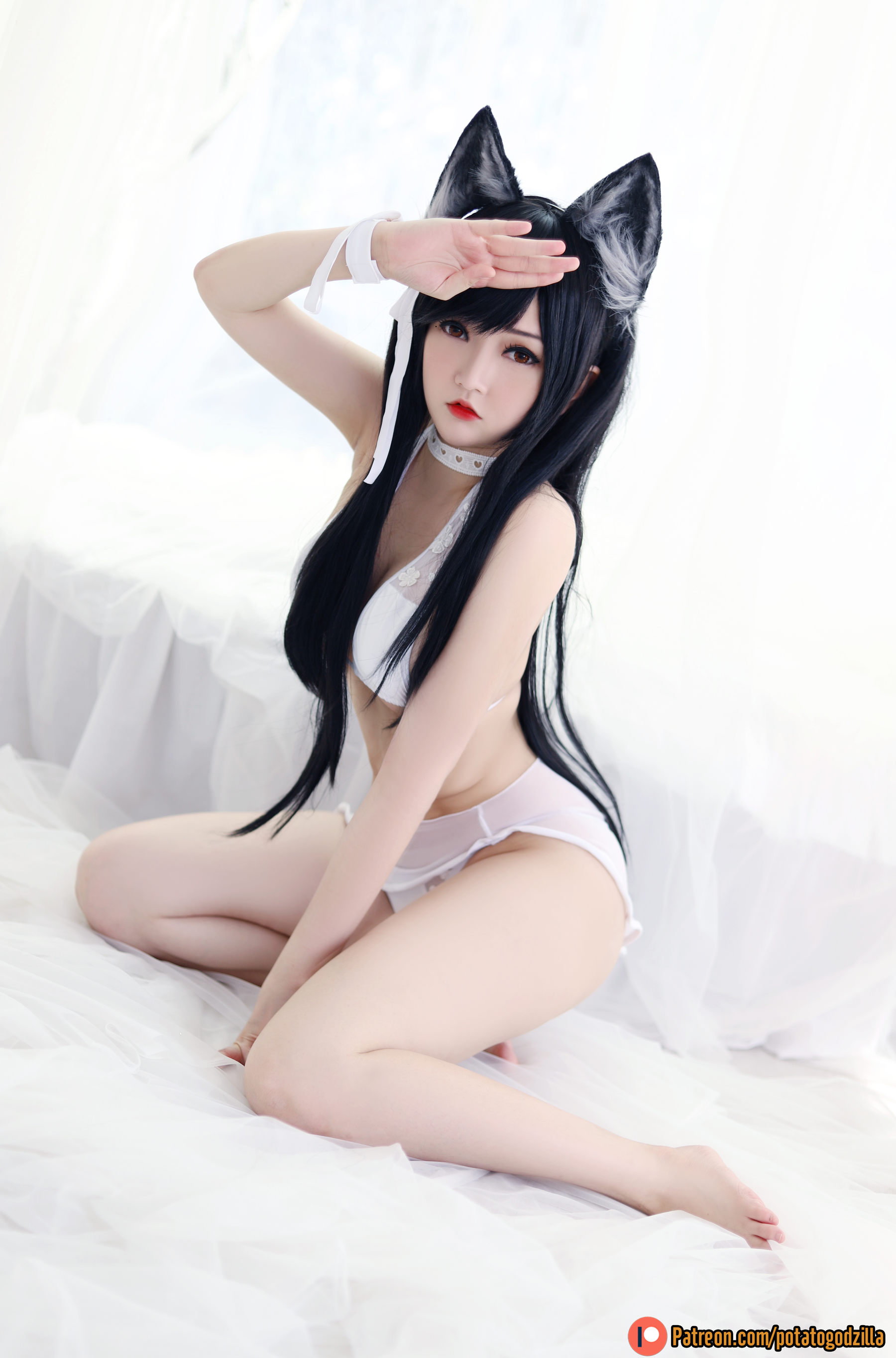 Coser小姐姐Potato Godzilla - Atago bikini