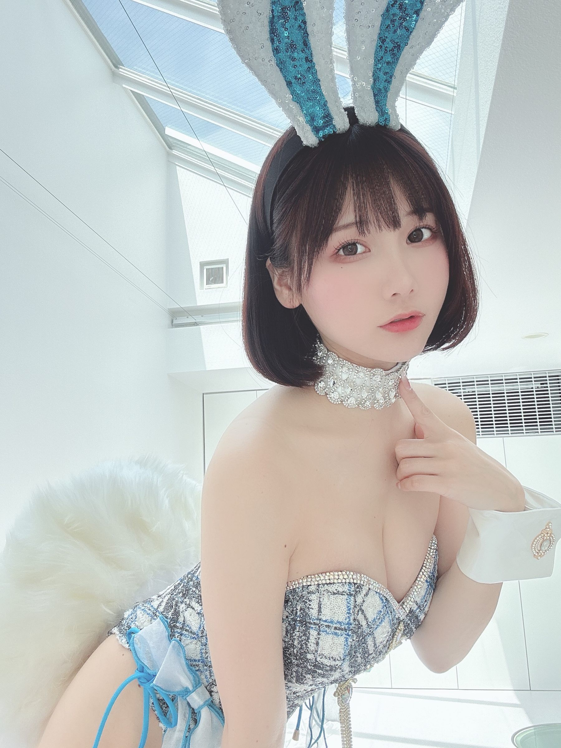 日本甜美COSERけんけん[fantia] 2023.05 blue bunny