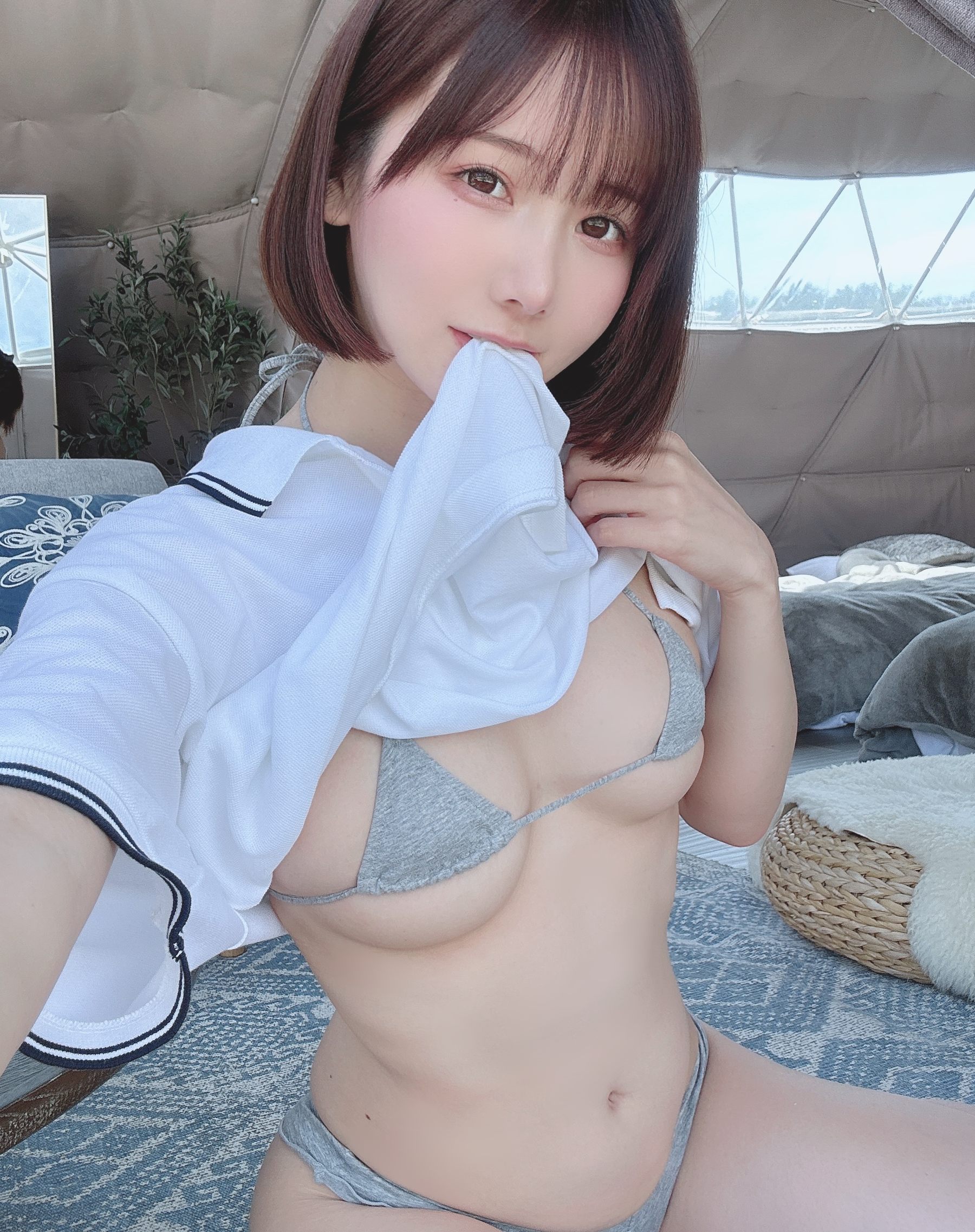 日本甜美COSERけんけん[fantia] 2023.05 キャンプでこっそり