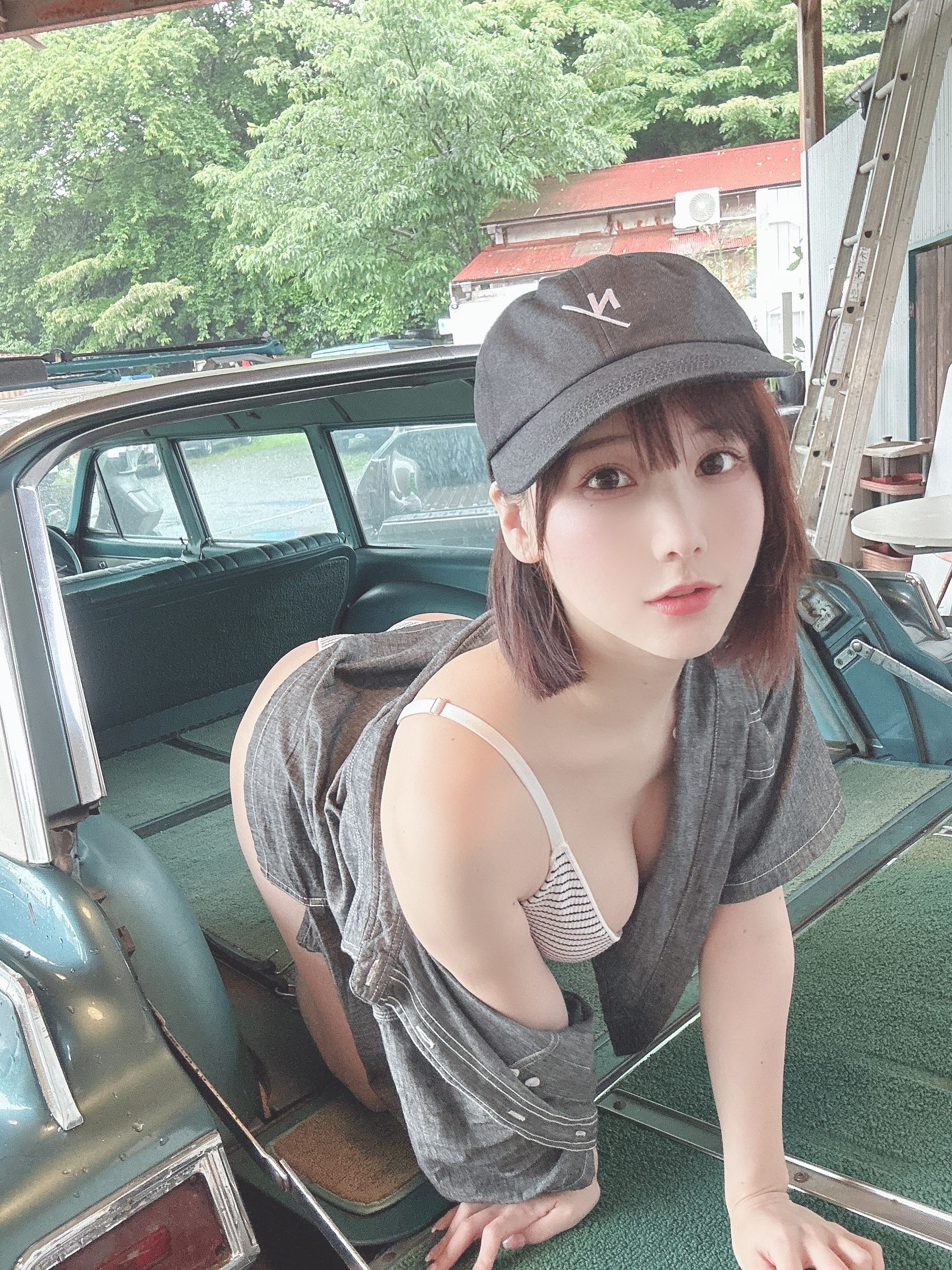日本甜美COSERけんけん[fantia] 2023.06 クラシックカー×グラビア