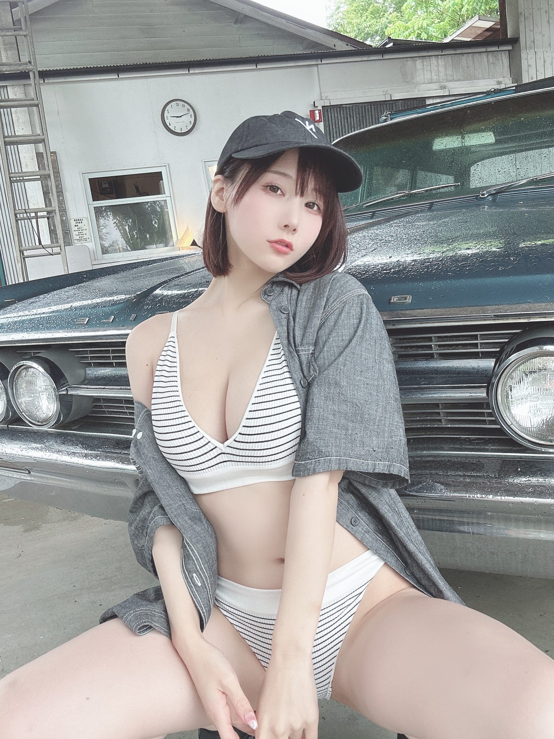 日本甜美COSERけんけん[fantia] 2023.06 クラシックカー×グラビア
