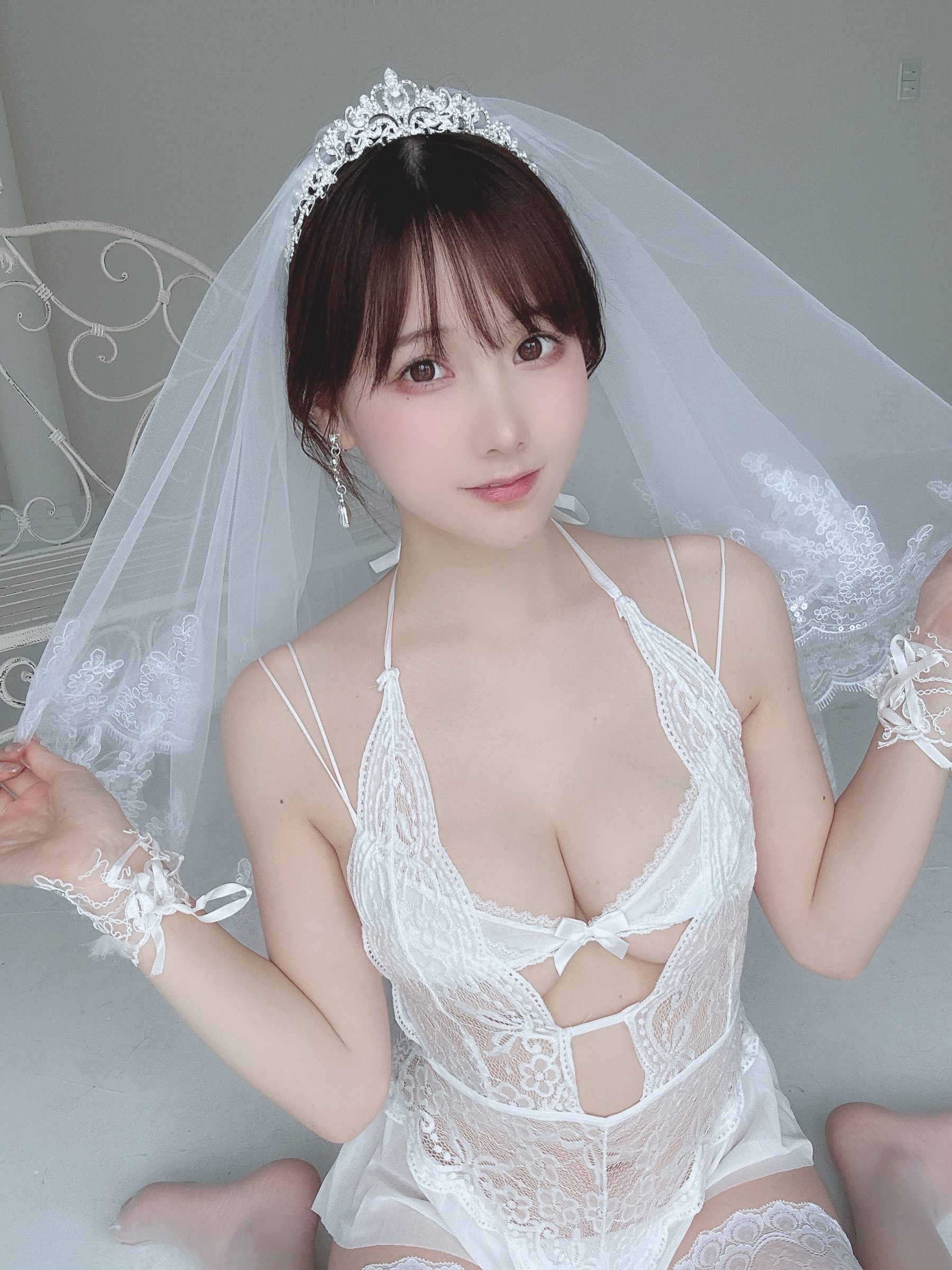 日本甜美COSERけんけん[fantia] 2023.06 ジューンブライド衣装