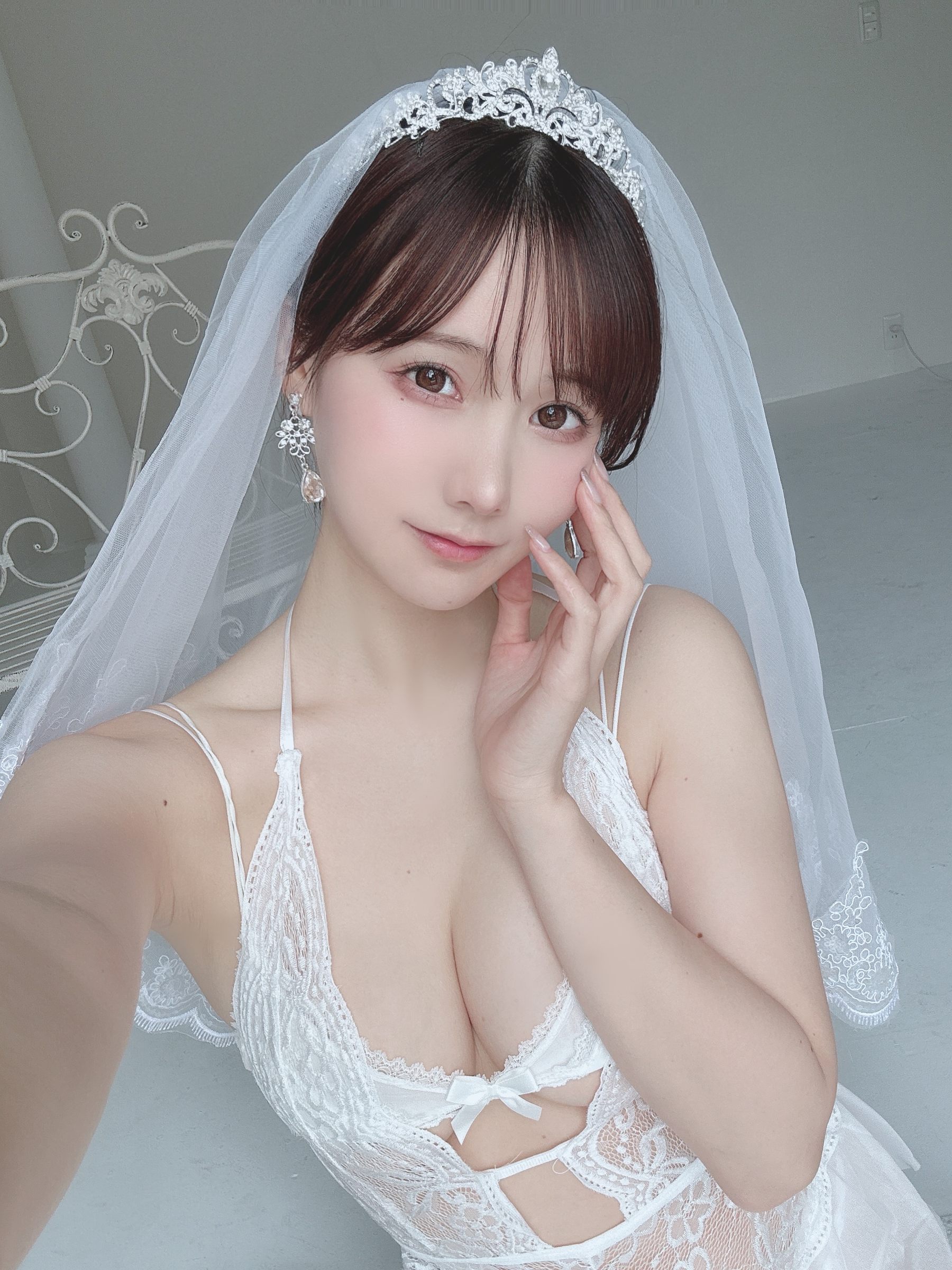 日本甜美COSERけんけん[fantia] 2023.06 ジューンブライド衣装