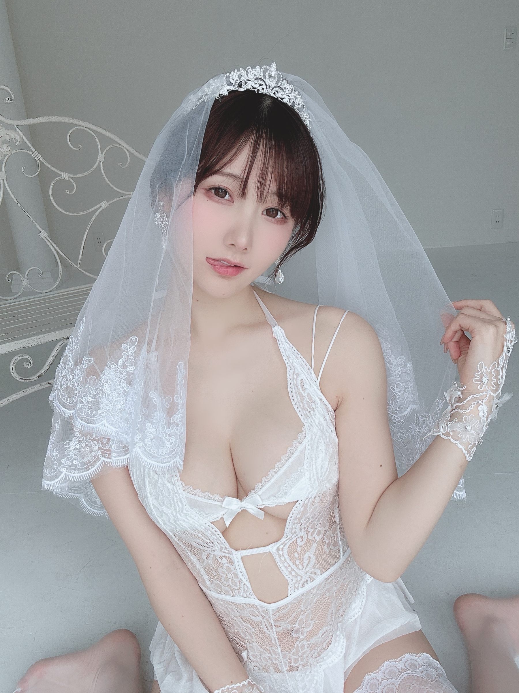 日本甜美COSERけんけん[fantia] 2023.06 ジューンブライド衣装