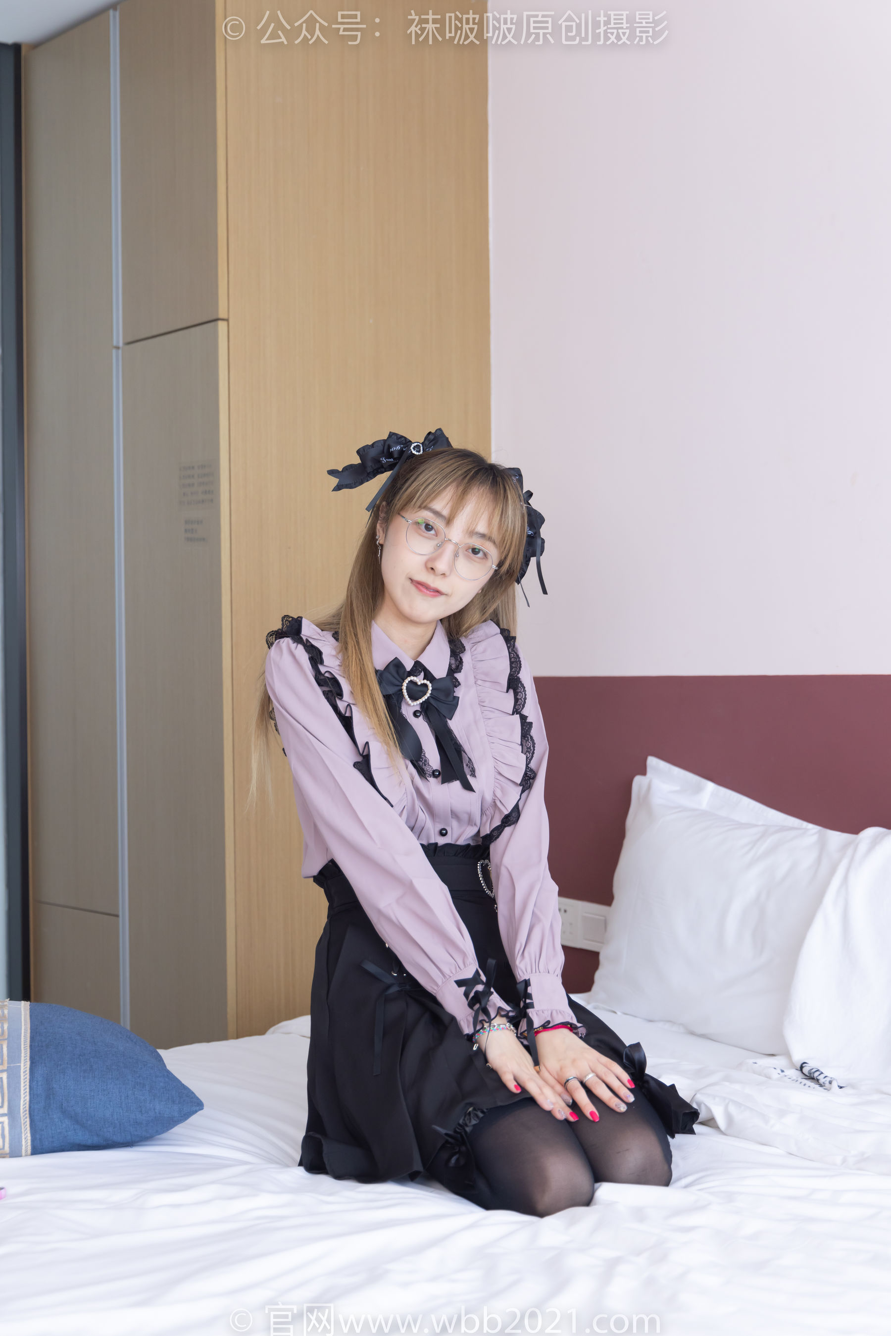 BoBoSocks袜啵啵 No.247 稚予 -皮鞋、黑丝大腿袜、地雷系女友