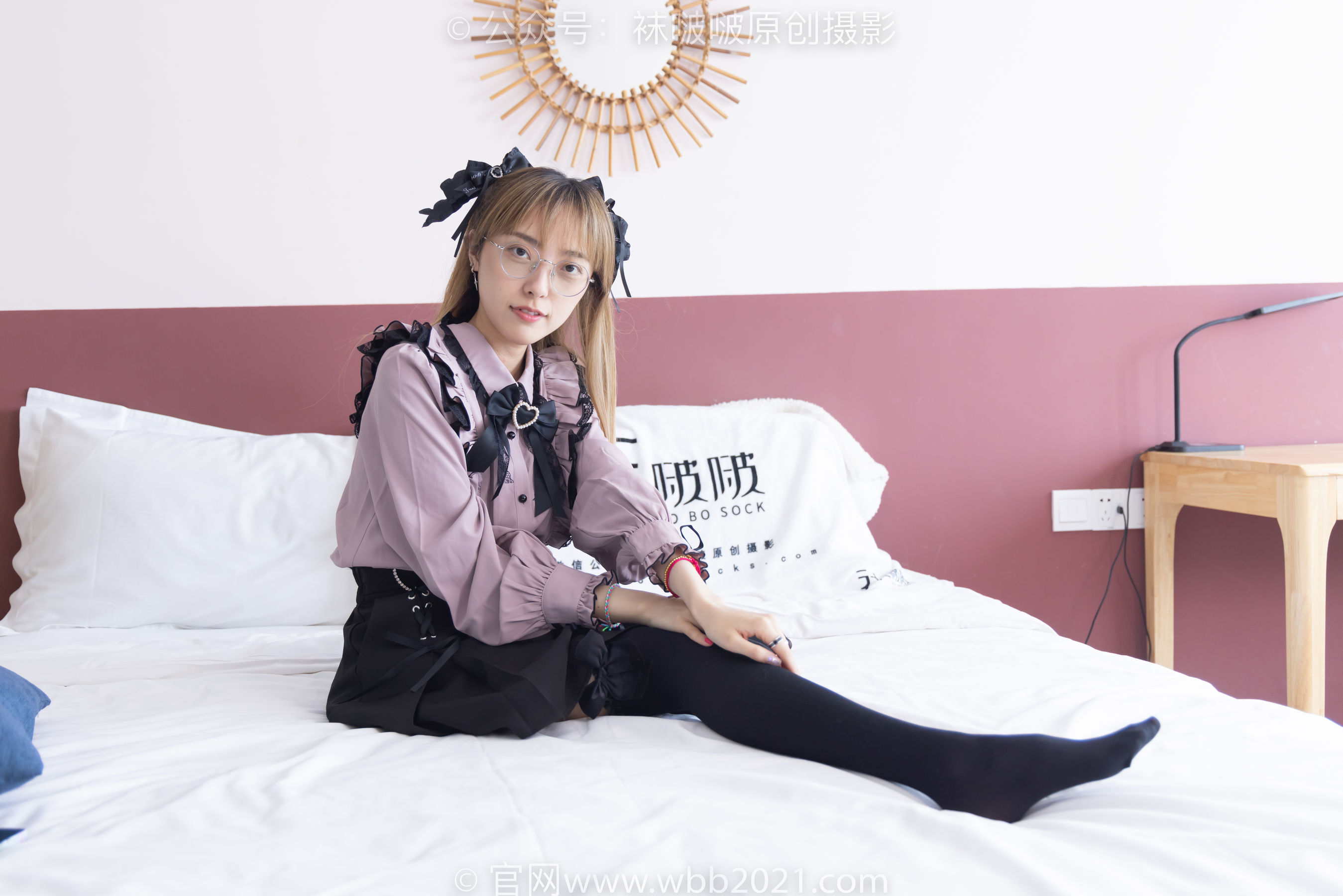 BoBoSocks袜啵啵 No.247 稚予 -皮鞋、黑丝大腿袜、地雷系女友