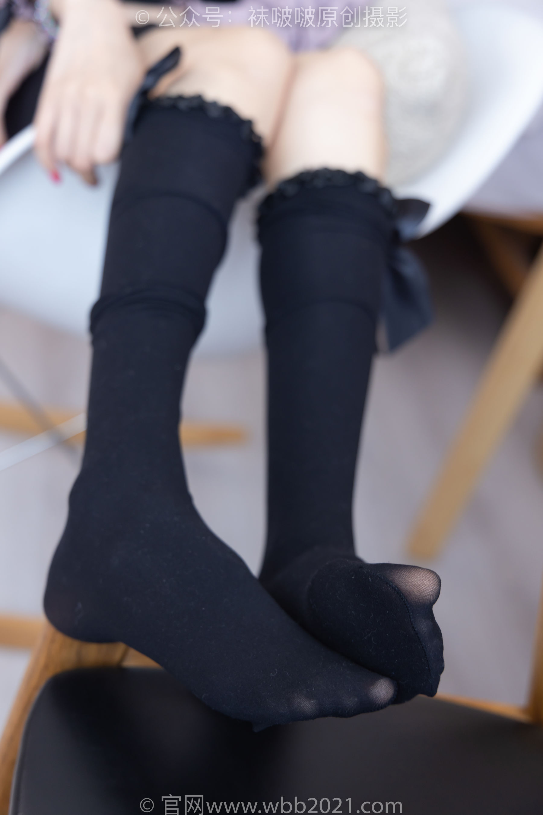 BoBoSocks袜啵啵 No.247 稚予 -皮鞋、黑丝大腿袜、地雷系女友