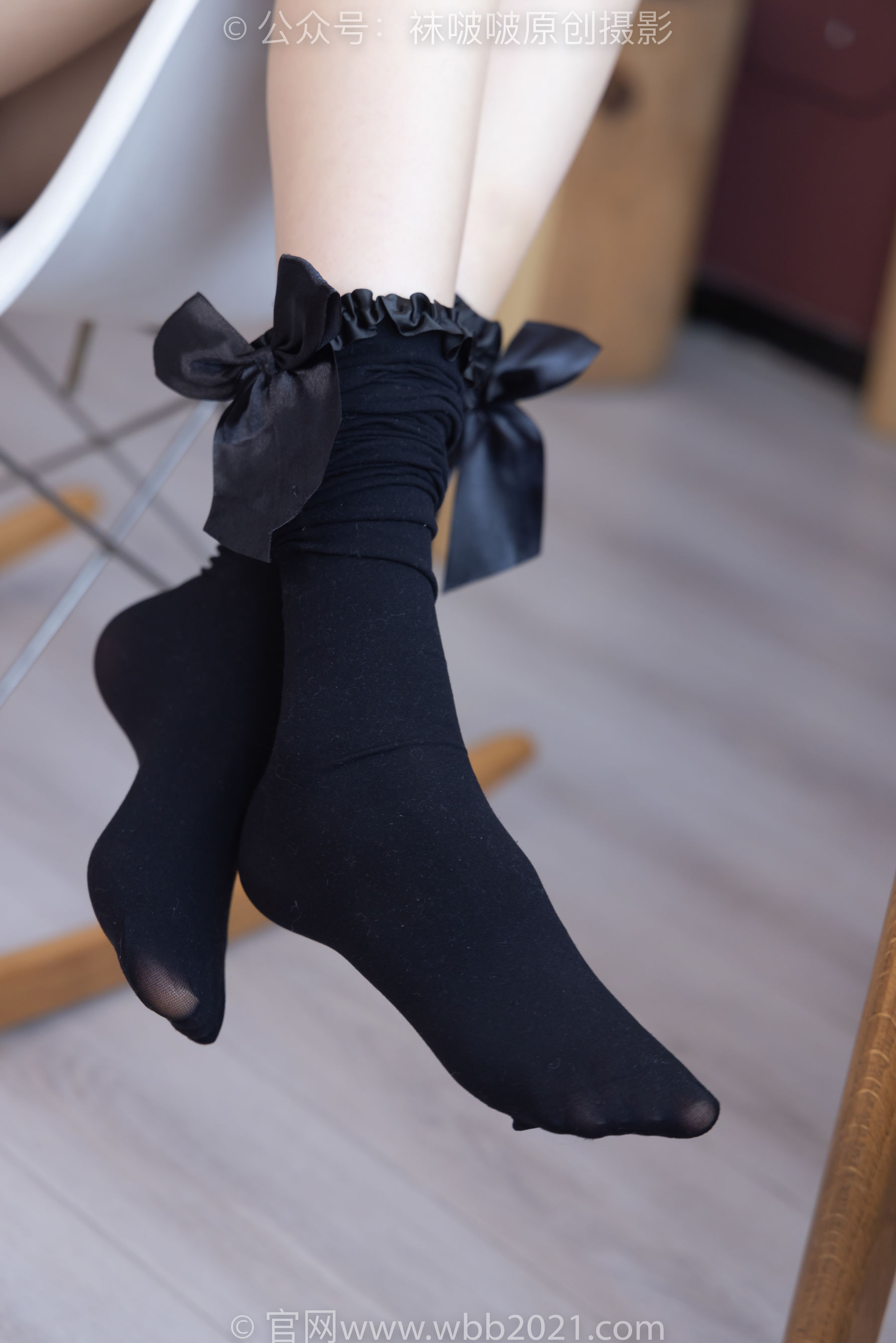 BoBoSocks袜啵啵 No.247 稚予 -皮鞋、黑丝大腿袜、地雷系女友