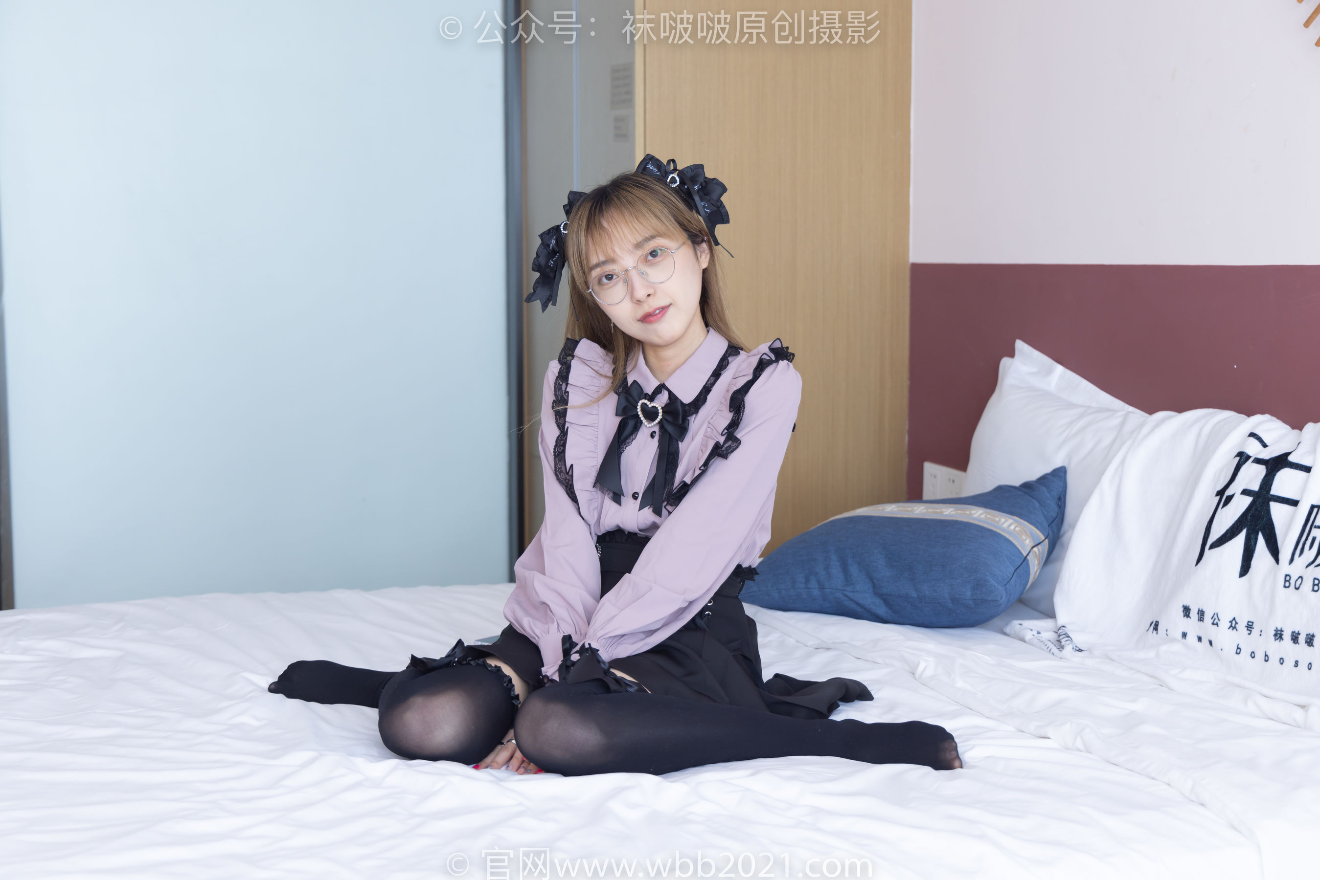 BoBoSocks袜啵啵 No.247 稚予 -皮鞋、黑丝大腿袜、地雷系女友