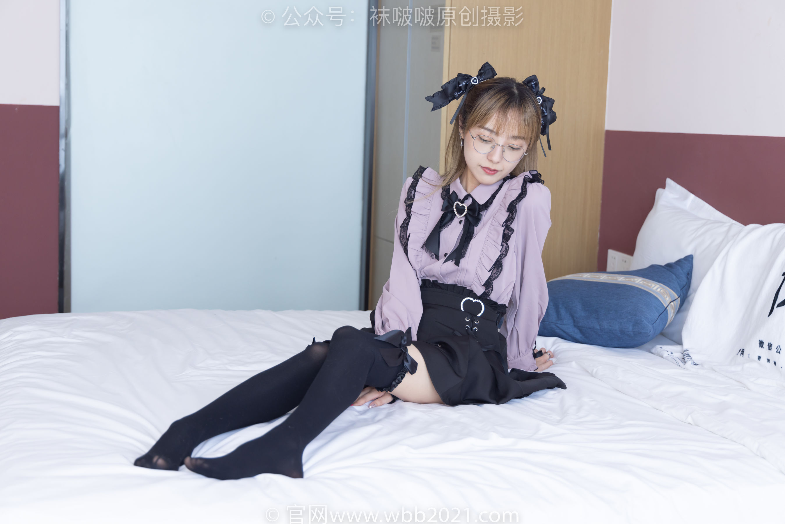 BoBoSocks袜啵啵 No.247 稚予 -皮鞋、黑丝大腿袜、地雷系女友