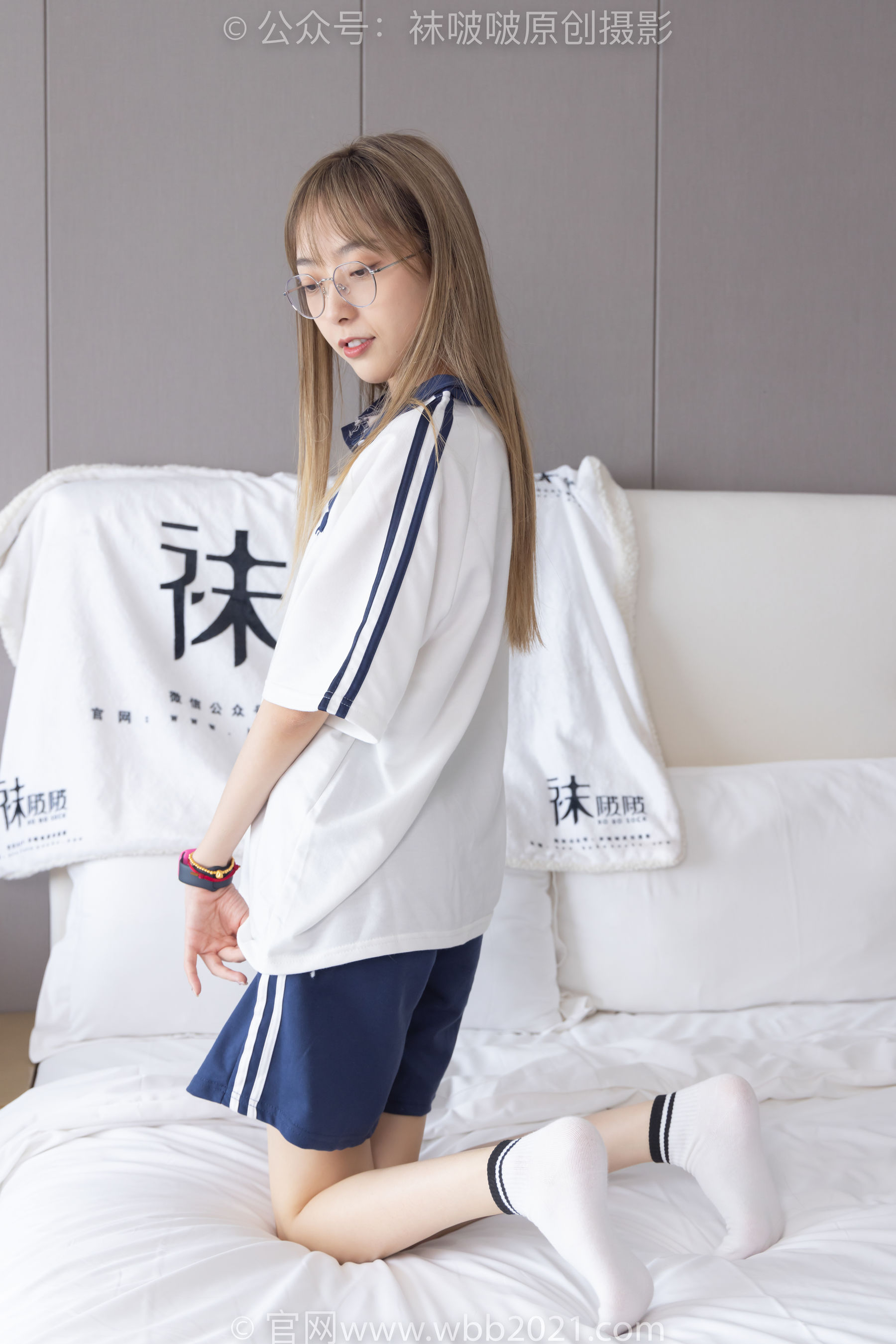 BoBoSocks袜啵啵 No.250 稚予 -板鞋、皮鞋、白棉袜、灰棉袜