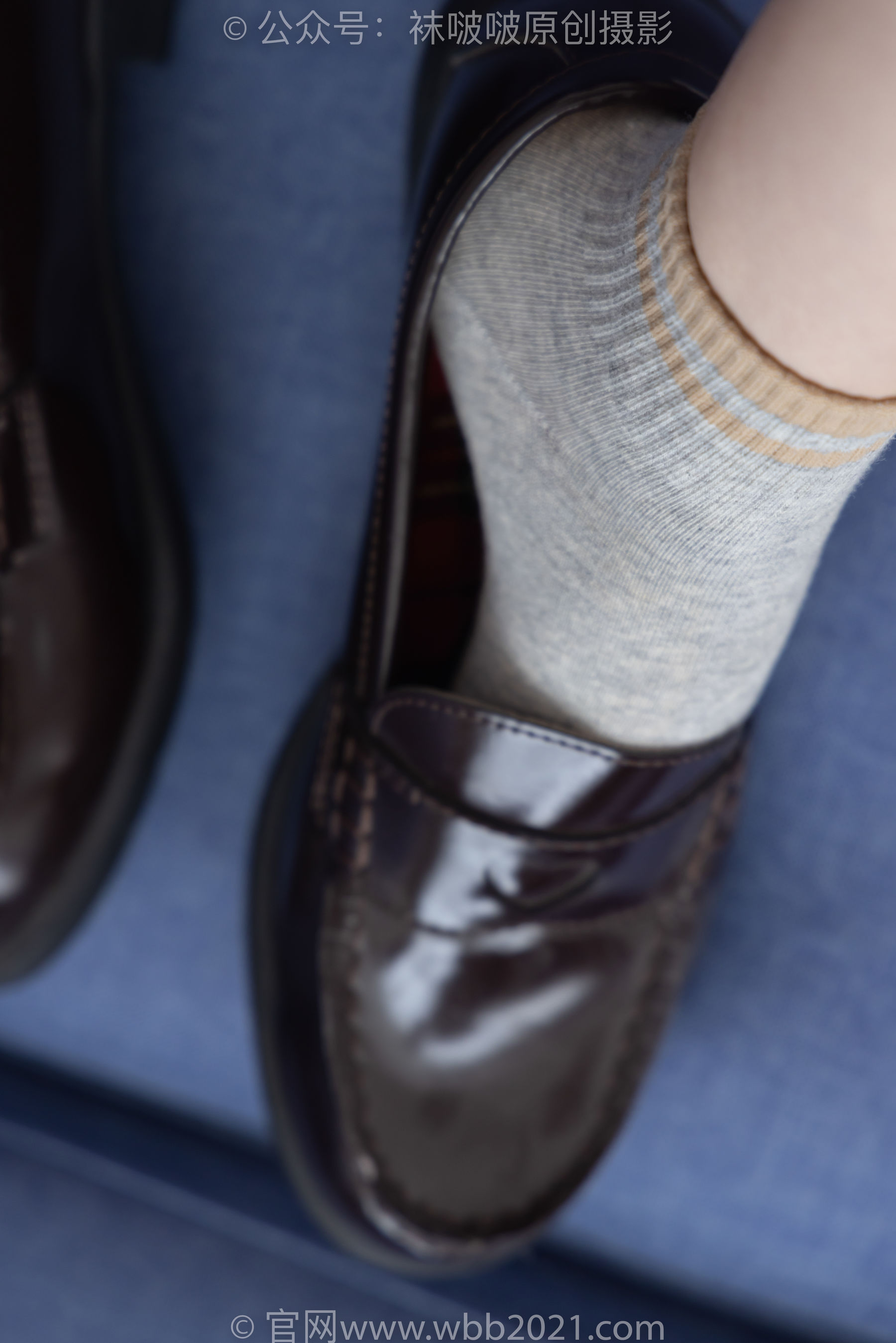 BoBoSocks袜啵啵 No.250 稚予 -板鞋、皮鞋、白棉袜、灰棉袜