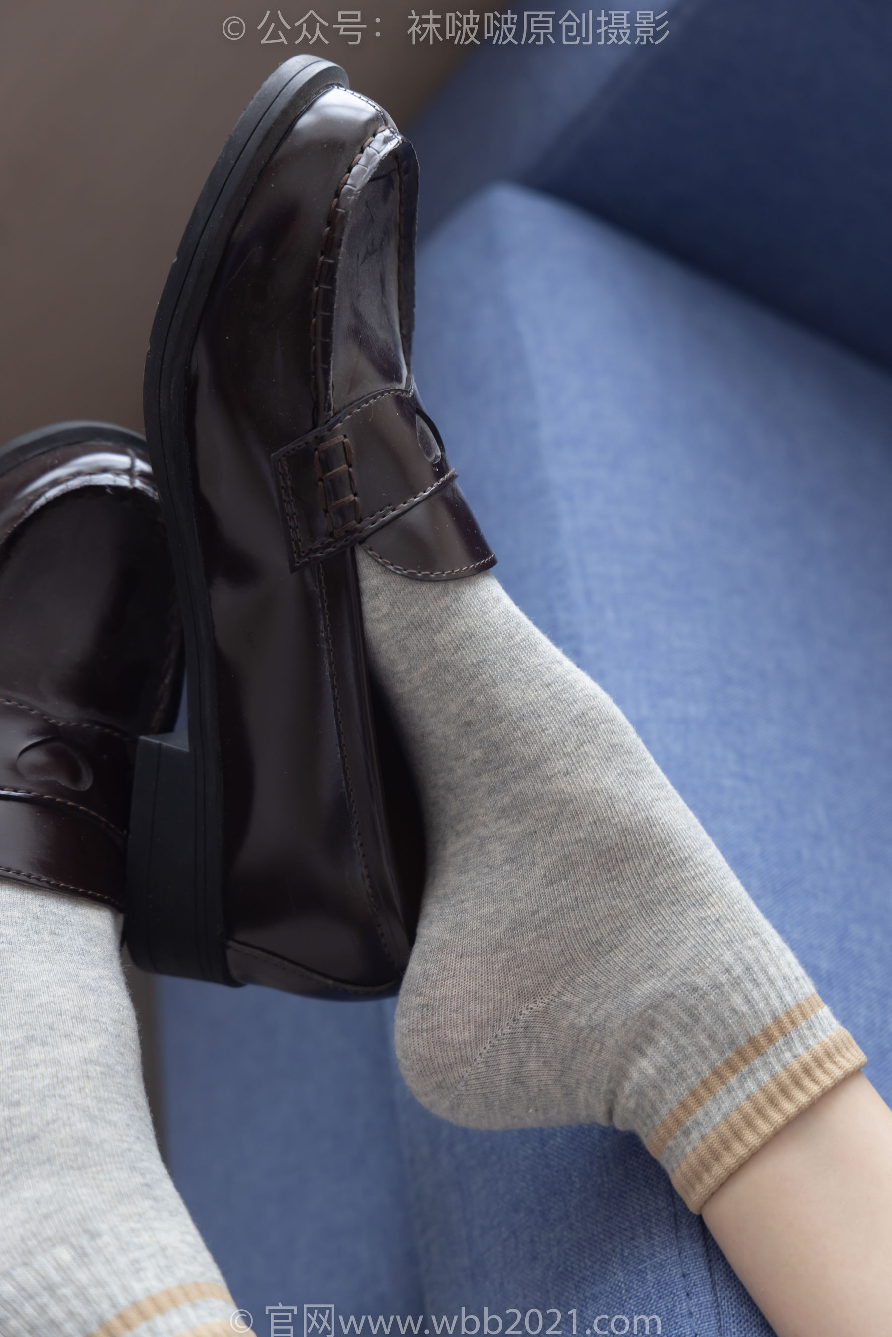 BoBoSocks袜啵啵 No.250 稚予 -板鞋、皮鞋、白棉袜、灰棉袜