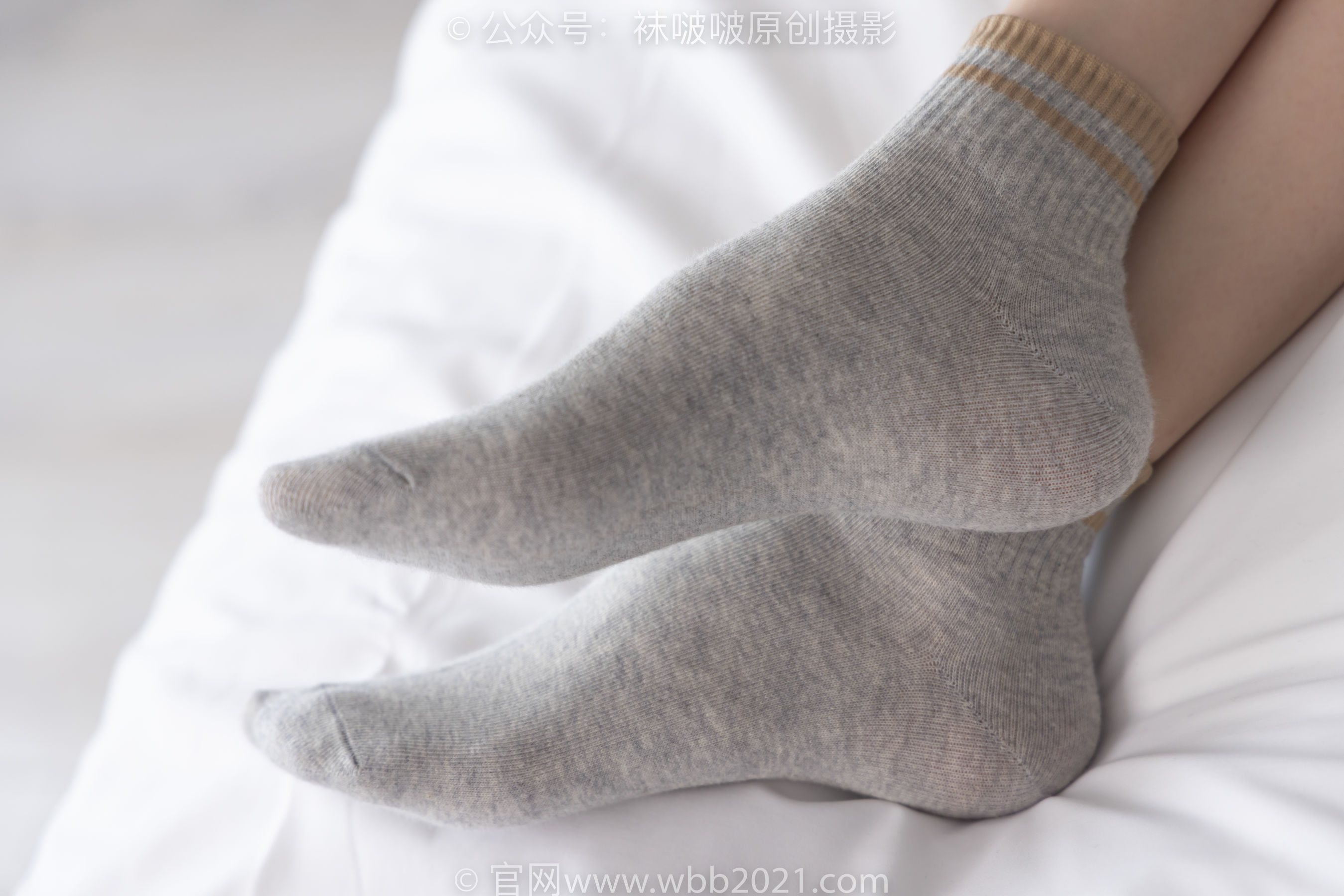 BoBoSocks袜啵啵 No.250 稚予 -板鞋、皮鞋、白棉袜、灰棉袜