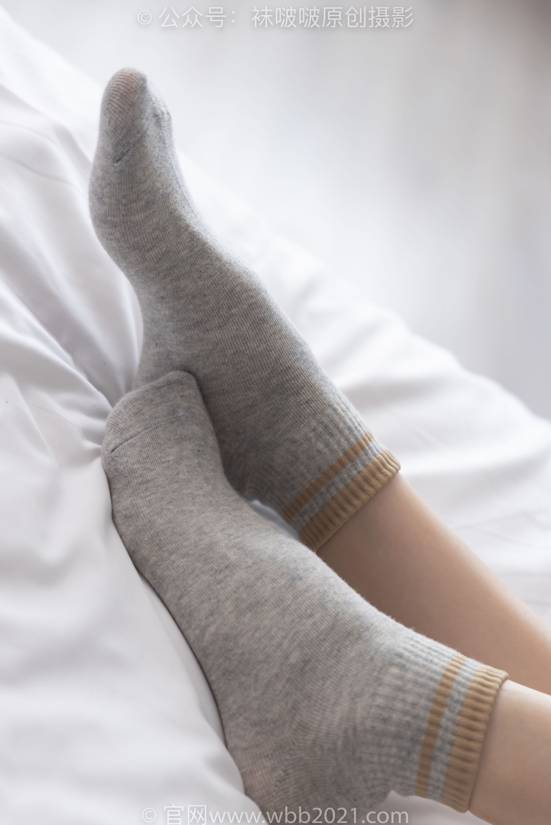 BoBoSocks袜啵啵 No.250 稚予 -板鞋、皮鞋、白棉袜、灰棉袜