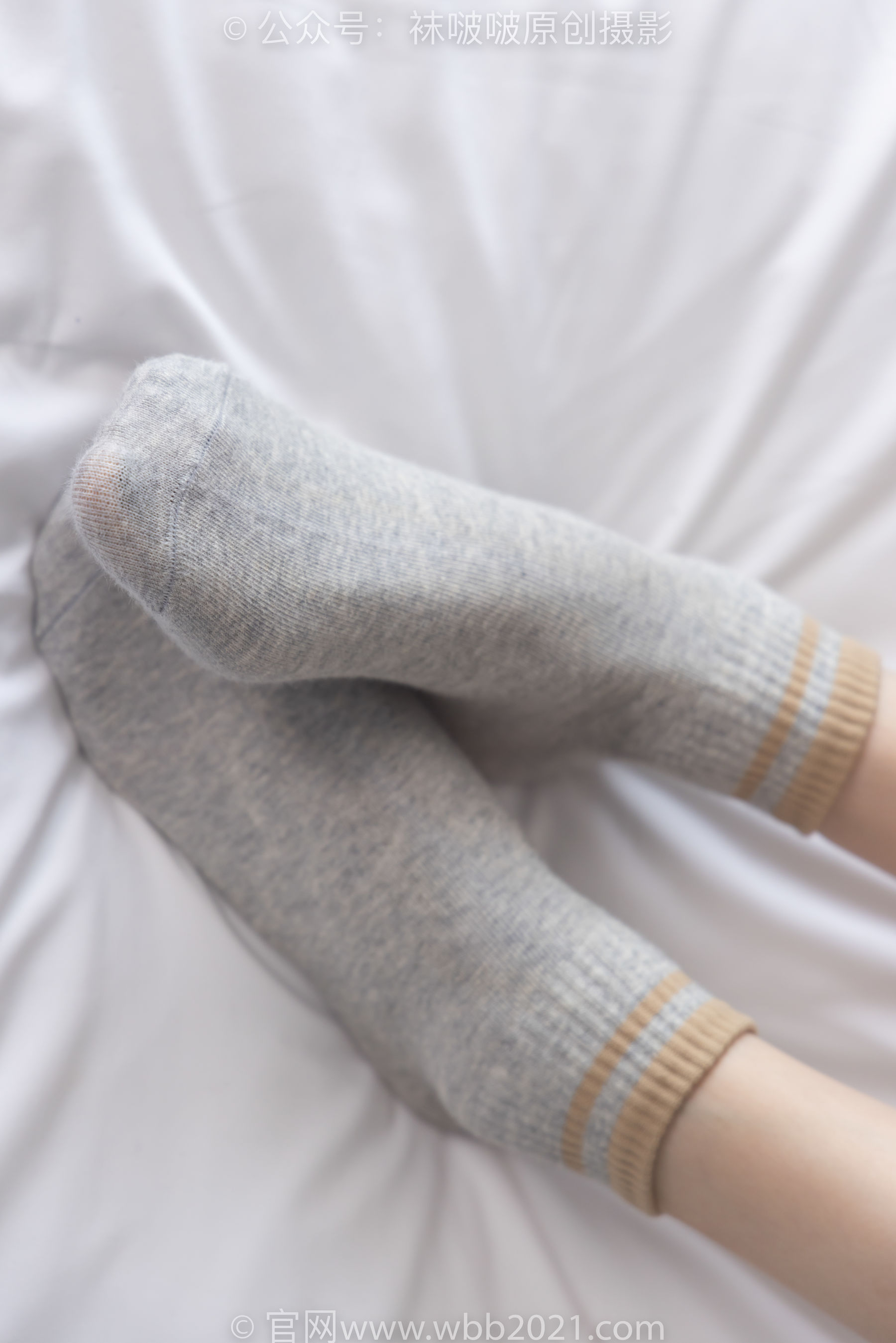 BoBoSocks袜啵啵 No.250 稚予 -板鞋、皮鞋、白棉袜、灰棉袜