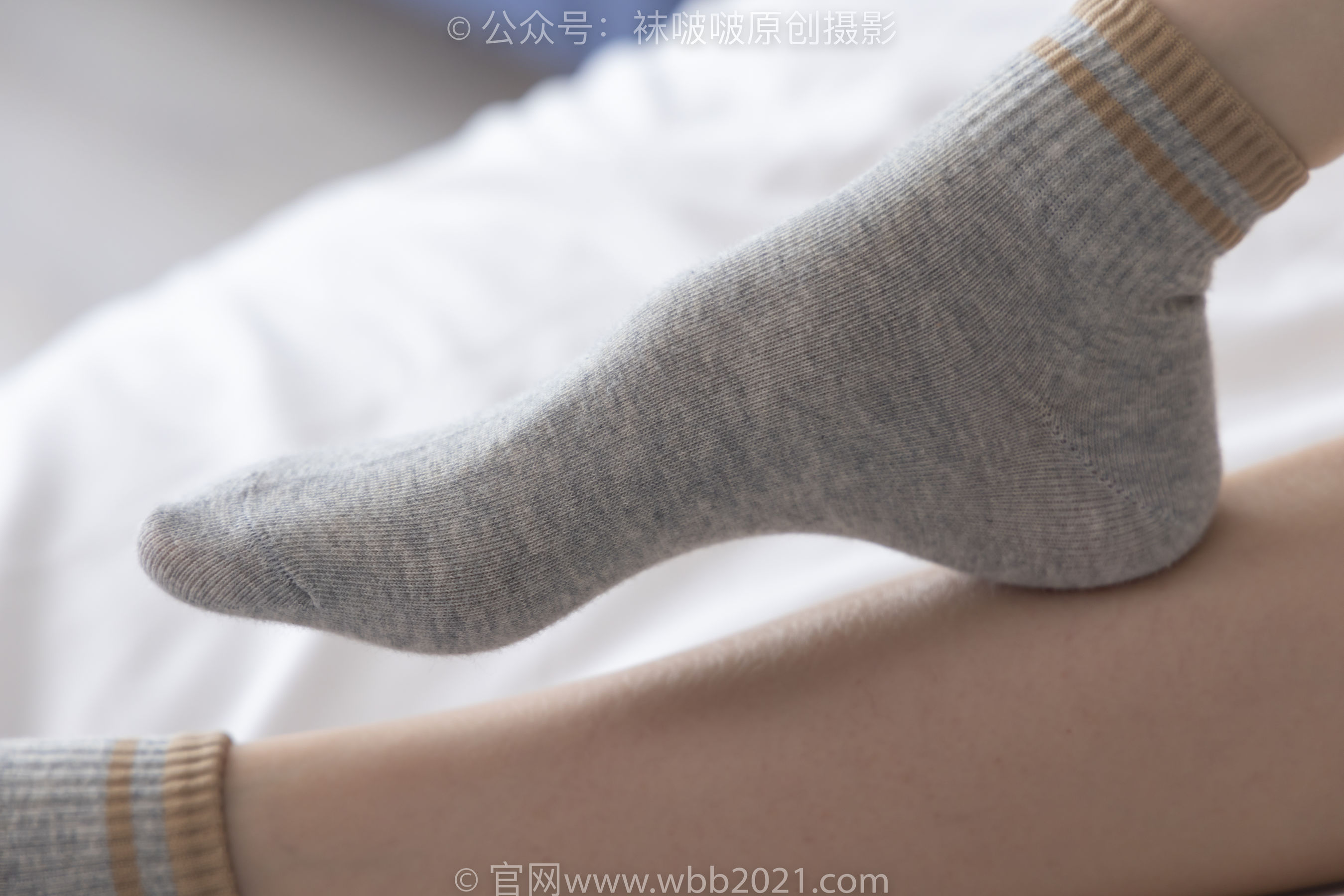 BoBoSocks袜啵啵 No.250 稚予 -板鞋、皮鞋、白棉袜、灰棉袜