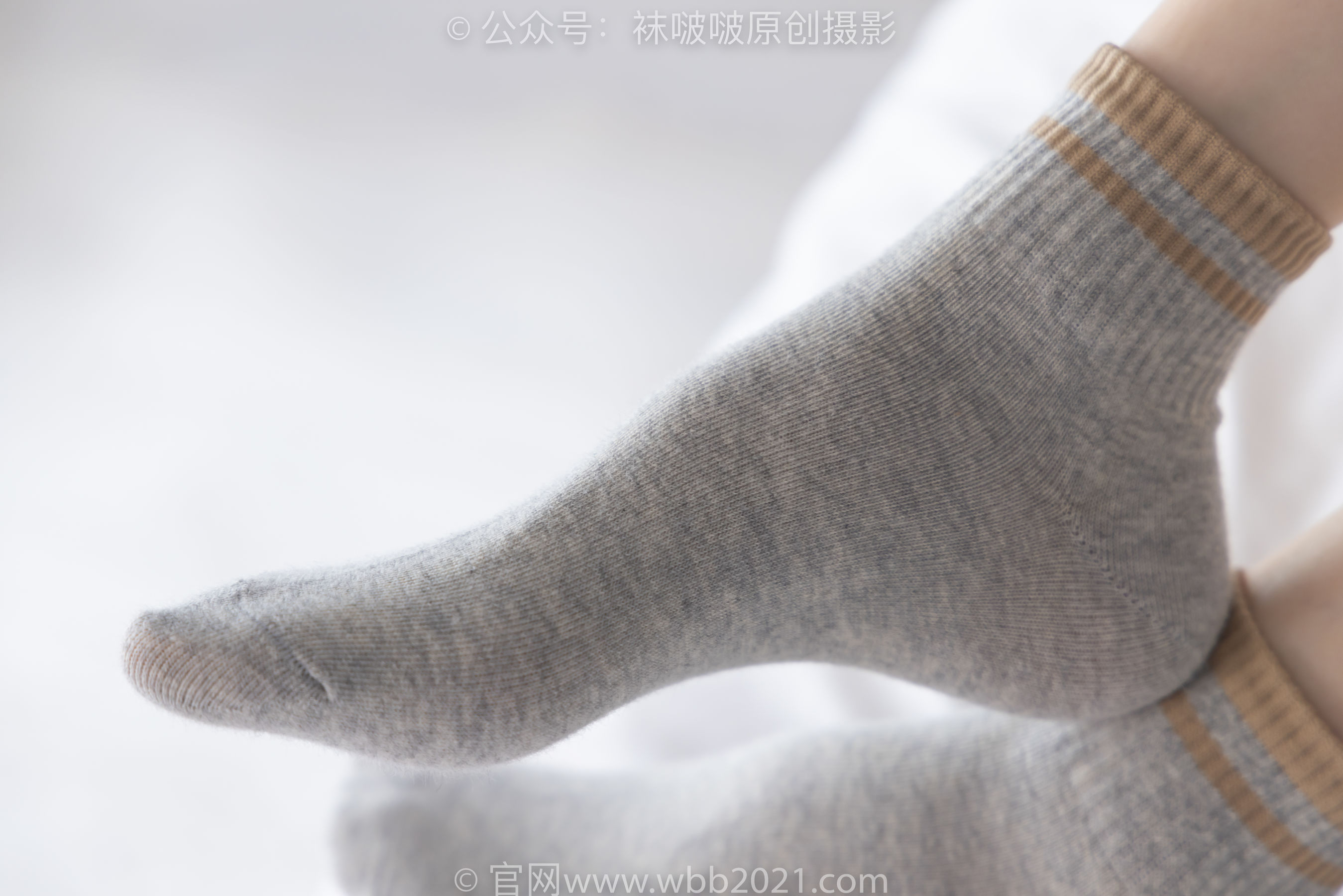 BoBoSocks袜啵啵 No.250 稚予 -板鞋、皮鞋、白棉袜、灰棉袜