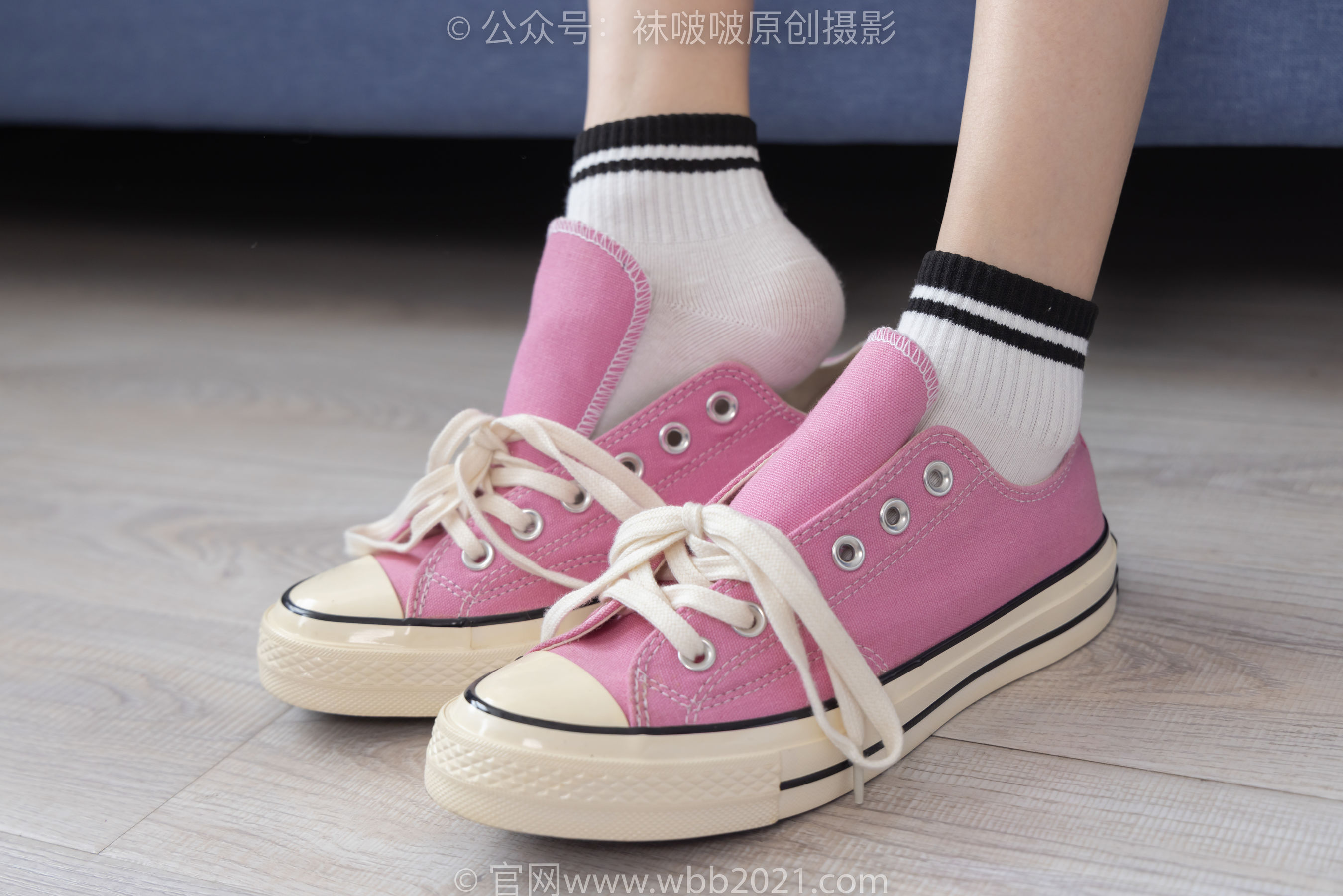 BoBoSocks袜啵啵 No.250 稚予 -板鞋、皮鞋、白棉袜、灰棉袜