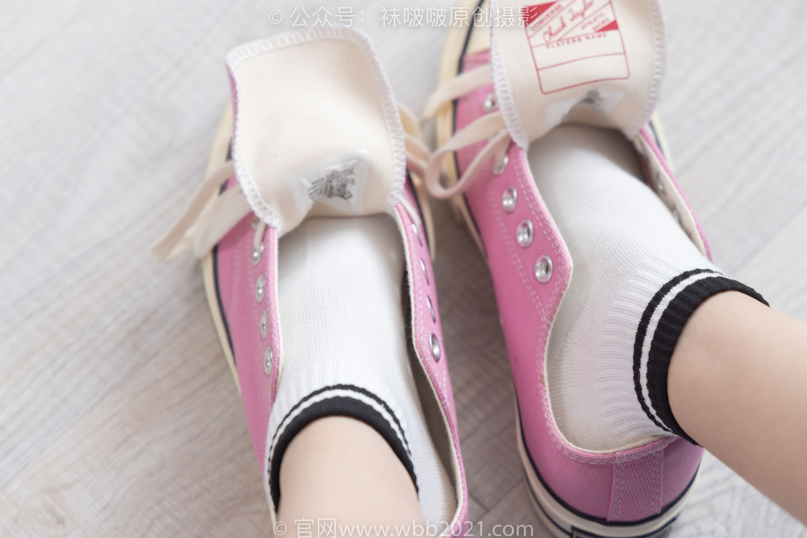 BoBoSocks袜啵啵 No.250 稚予 -板鞋、皮鞋、白棉袜、灰棉袜