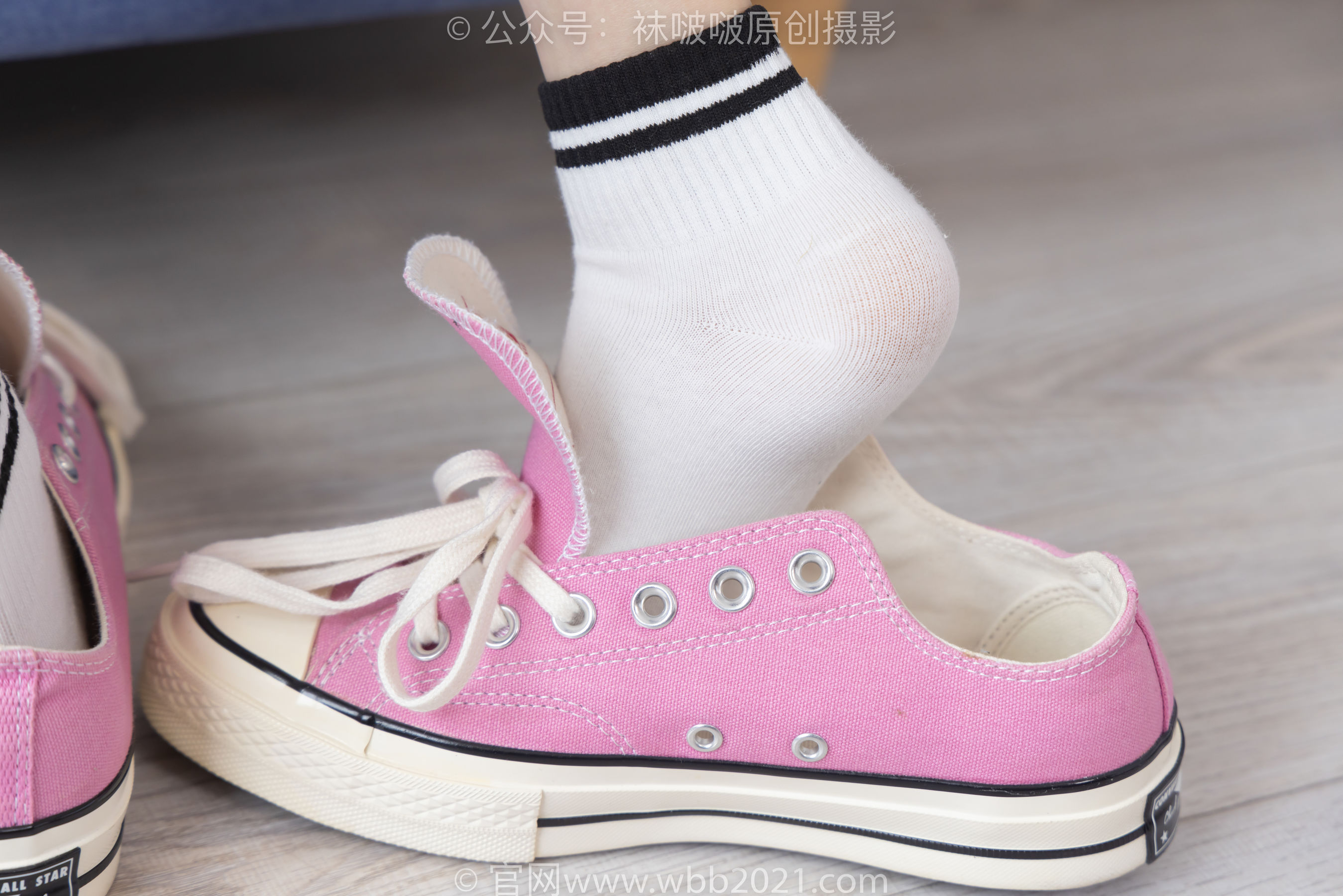BoBoSocks袜啵啵 No.250 稚予 -板鞋、皮鞋、白棉袜、灰棉袜