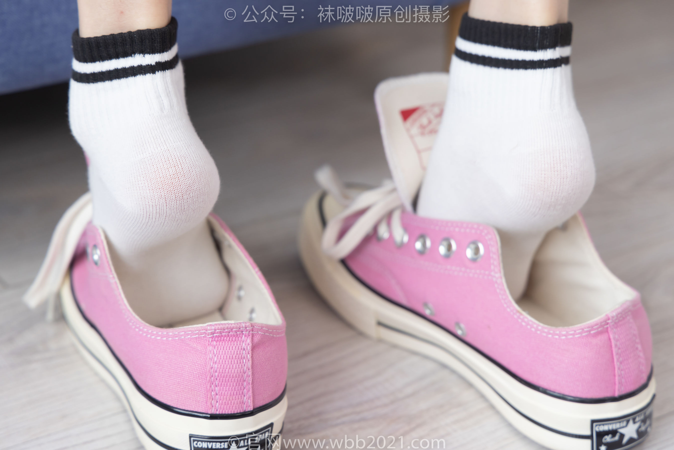 BoBoSocks袜啵啵 No.250 稚予 -板鞋、皮鞋、白棉袜、灰棉袜