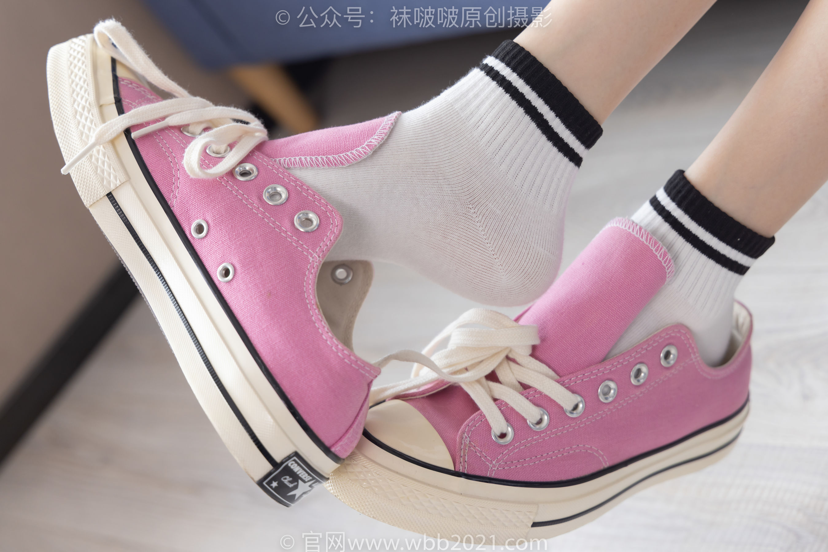 BoBoSocks袜啵啵 No.250 稚予 -板鞋、皮鞋、白棉袜、灰棉袜