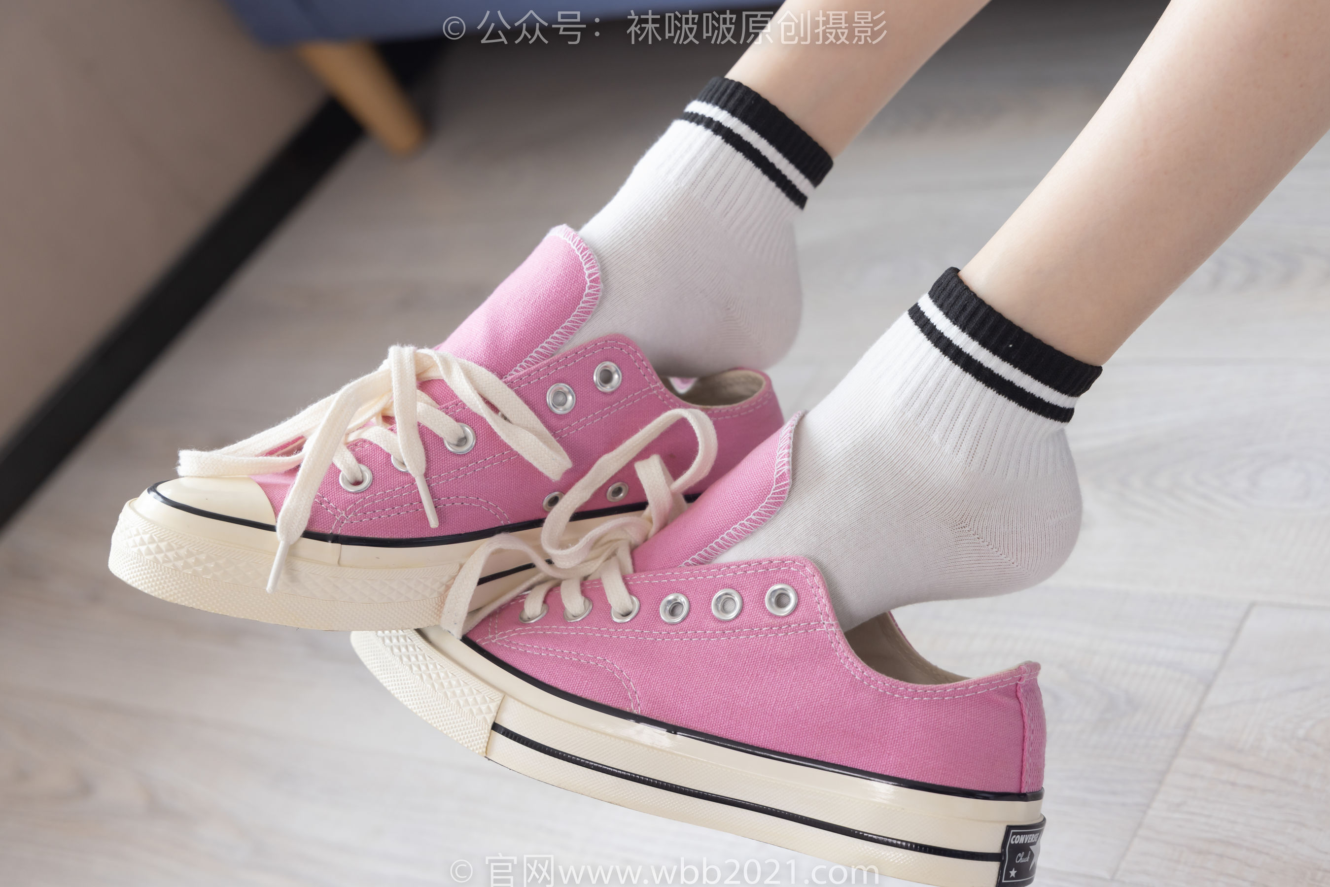 BoBoSocks袜啵啵 No.250 稚予 -板鞋、皮鞋、白棉袜、灰棉袜