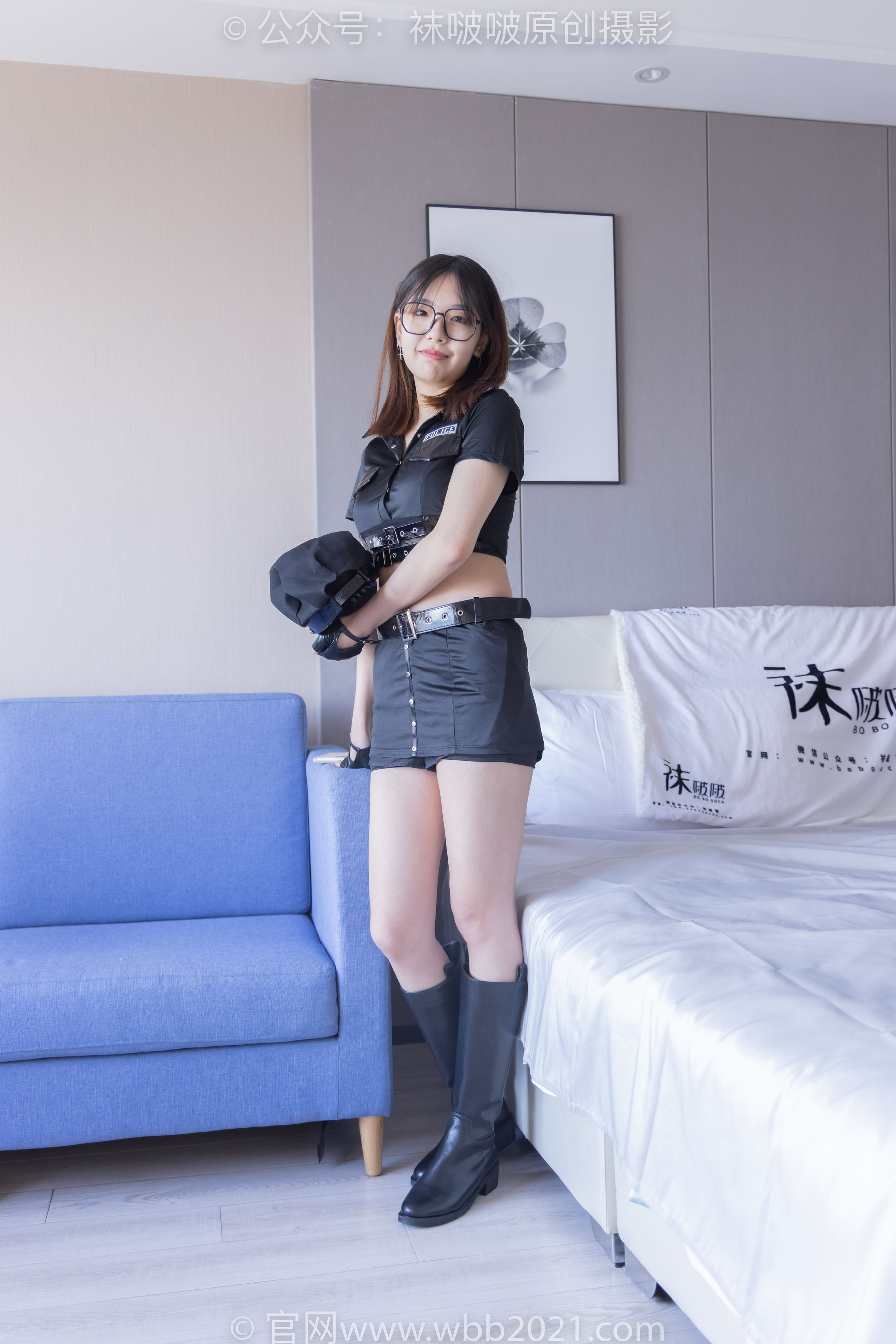 BoBoSocks袜啵啵 No.254 小甜豆 -长靴、白棉袜、裸足、小女警