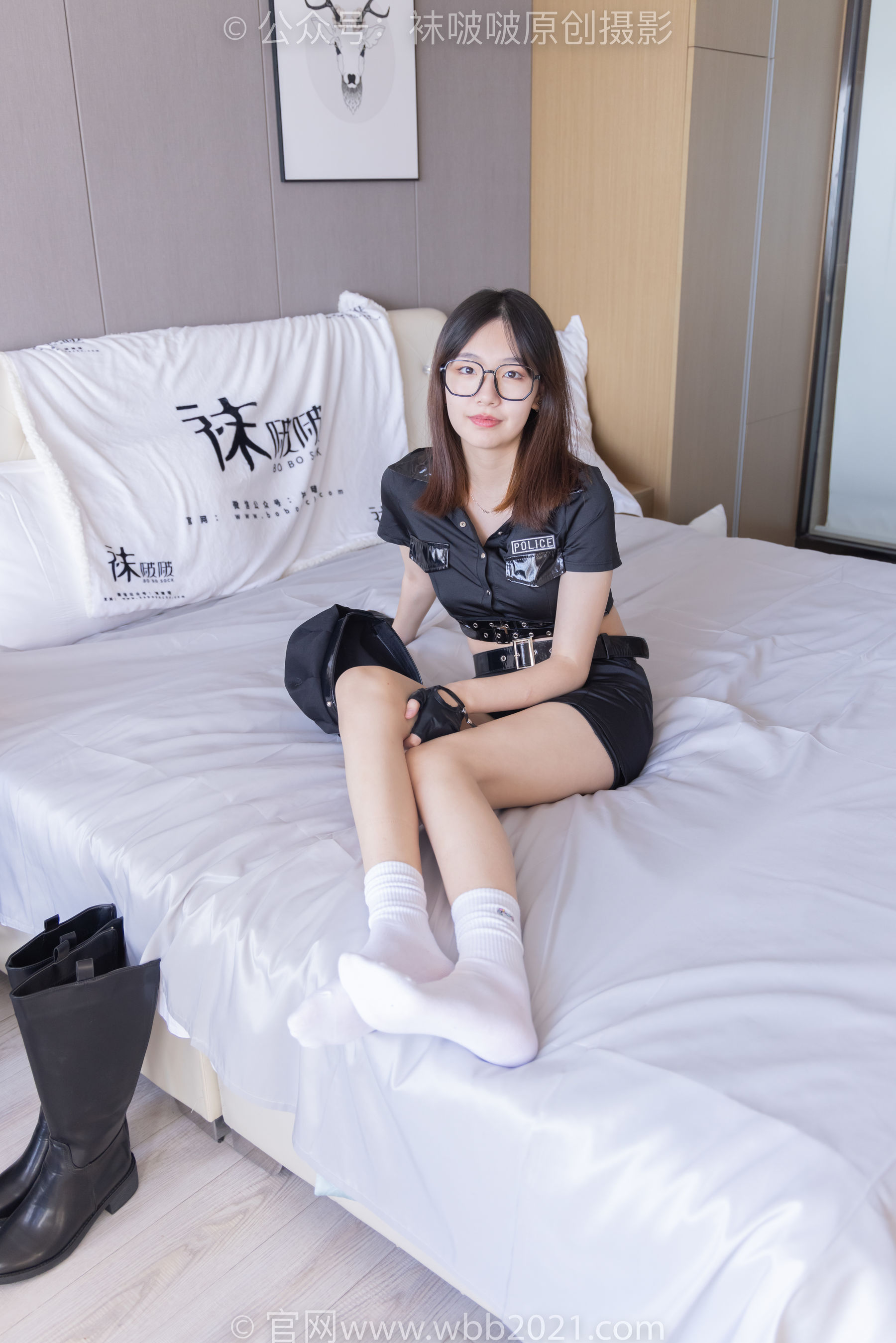 BoBoSocks袜啵啵 No.254 小甜豆 -长靴、白棉袜、裸足、小女警