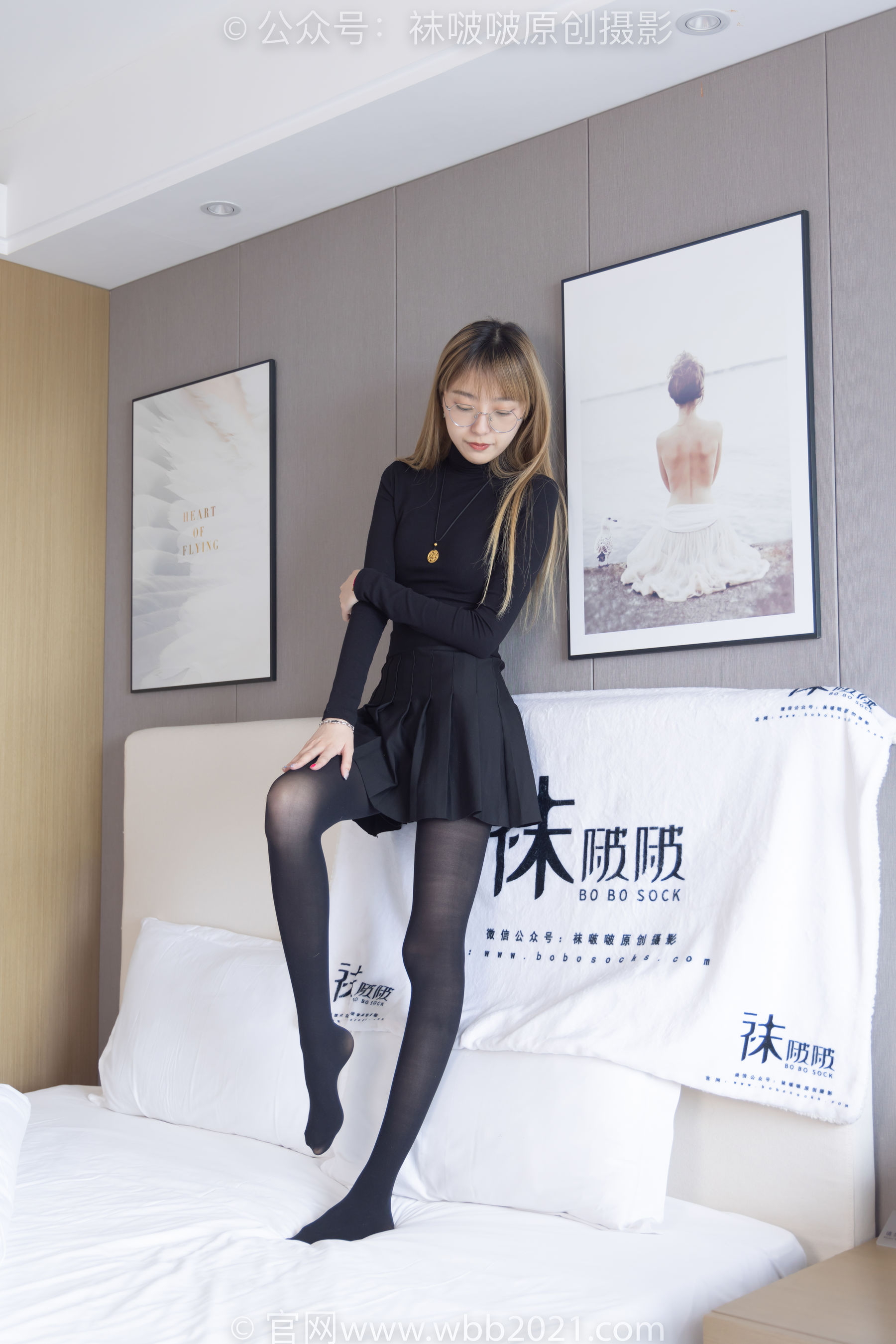 BoBoSocks袜啵啵 No.255 稚予 -皮鞋、厚黑丝