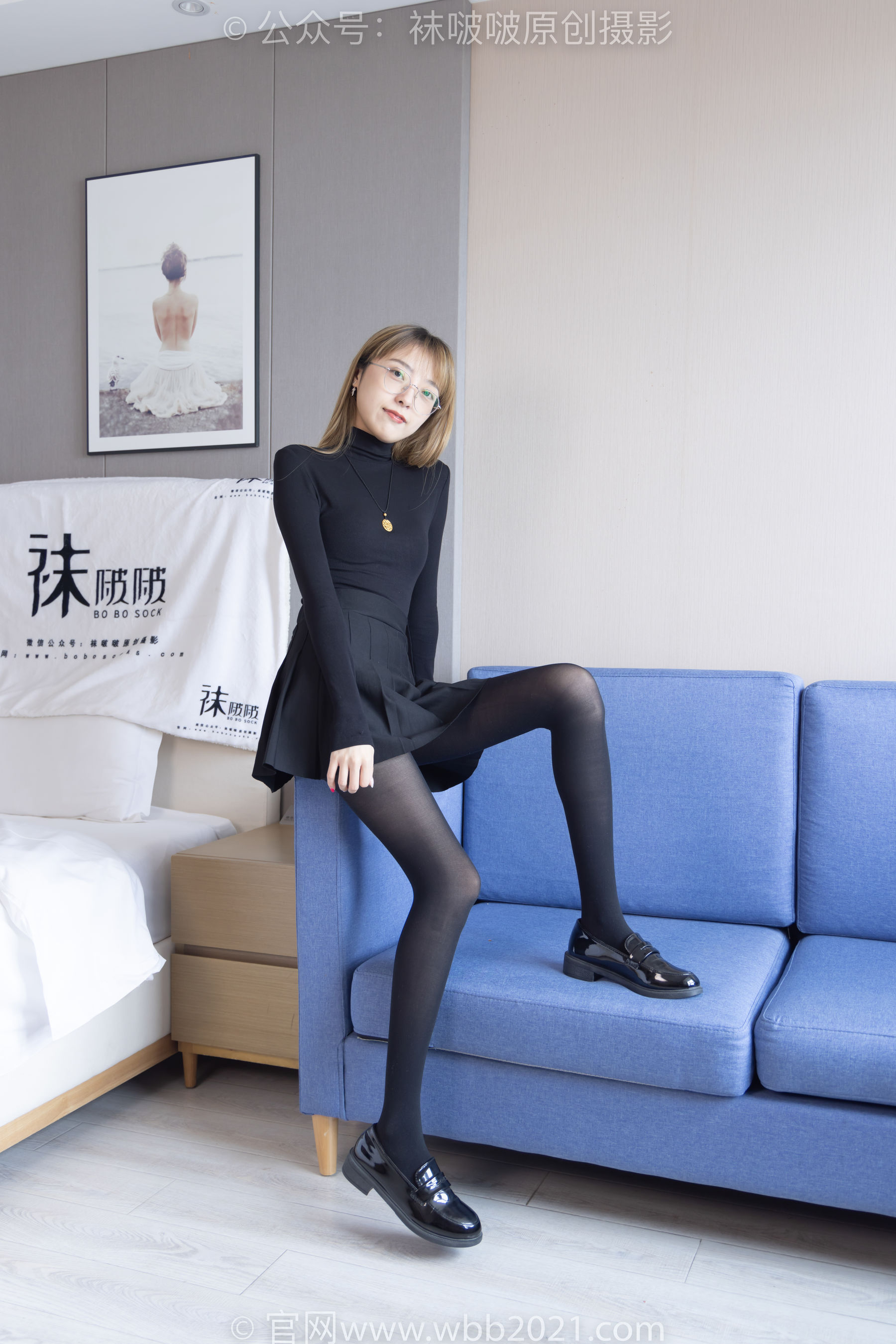 BoBoSocks袜啵啵 No.255 稚予 -皮鞋、厚黑丝