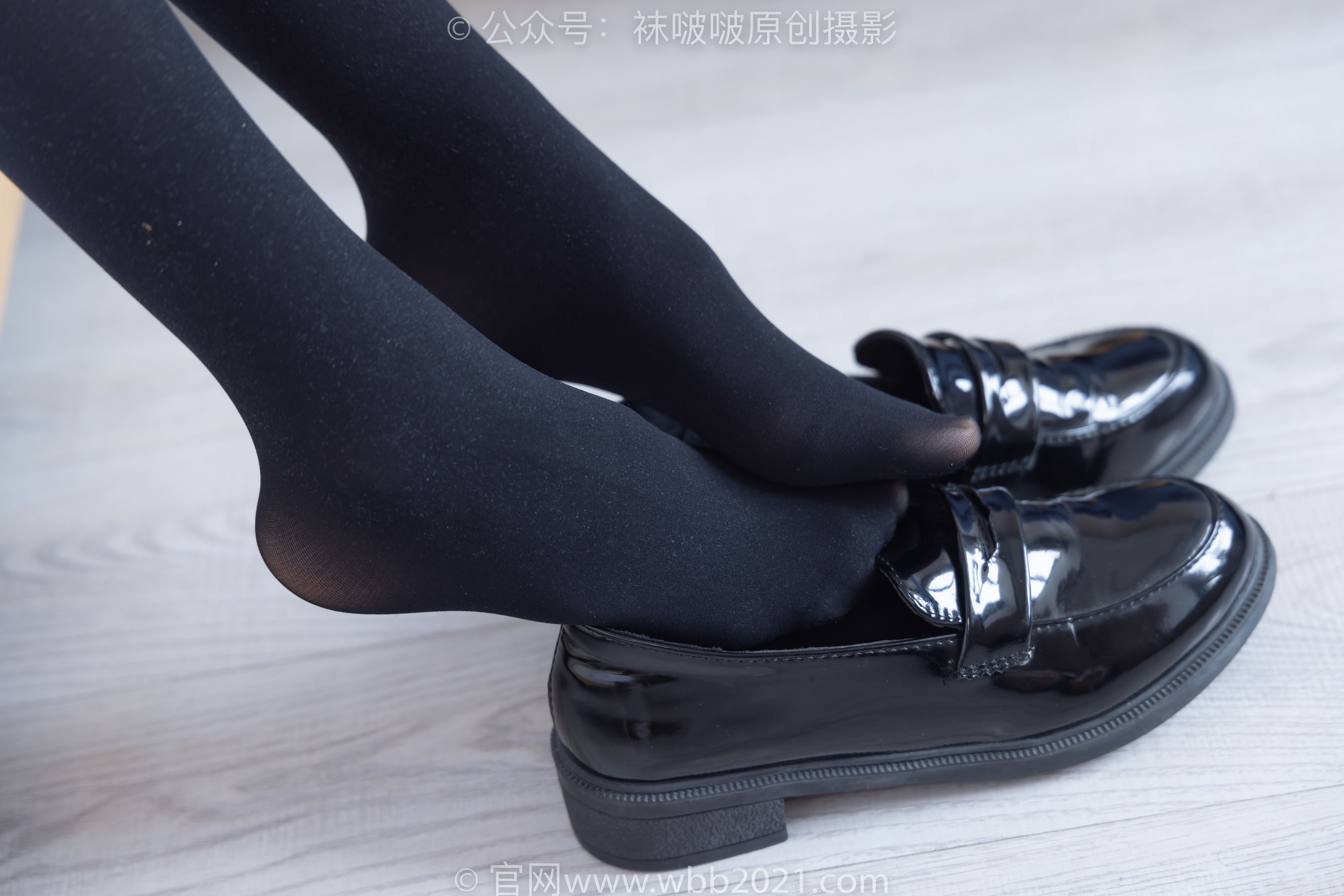 BoBoSocks袜啵啵 No.255 稚予 -皮鞋、厚黑丝