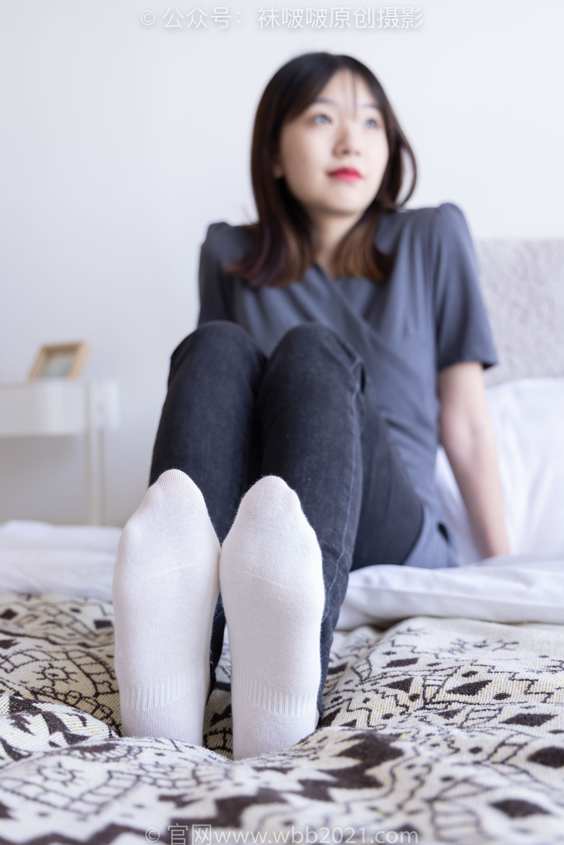 BoBoSocks袜啵啵 No.256 小甜豆 -长靴、短白棉袜